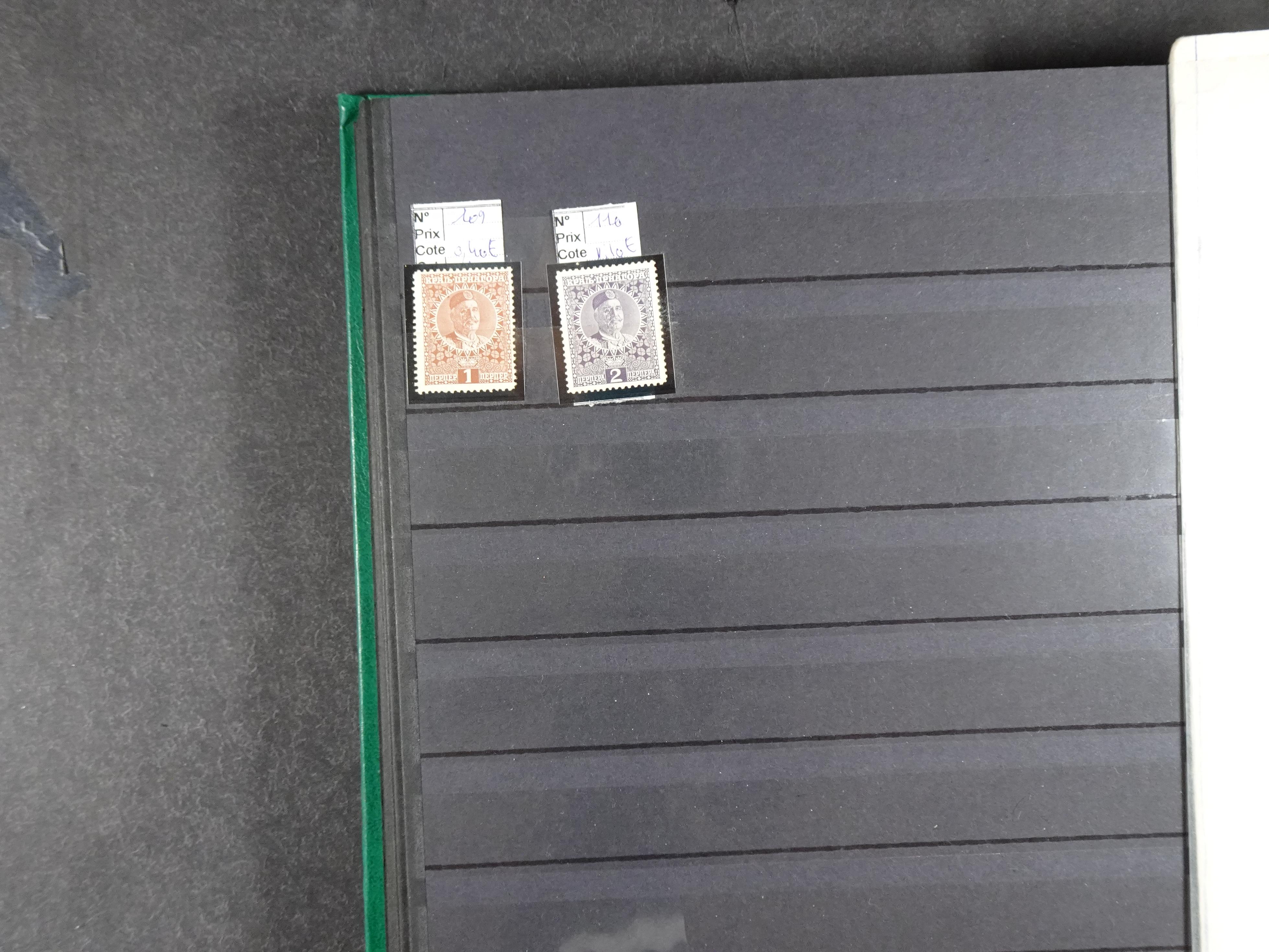 Verzameling klassiek materiaal met betere stempels daarbij Montenegro, Servië, Toeva (Niet vaak aangeboden). 45