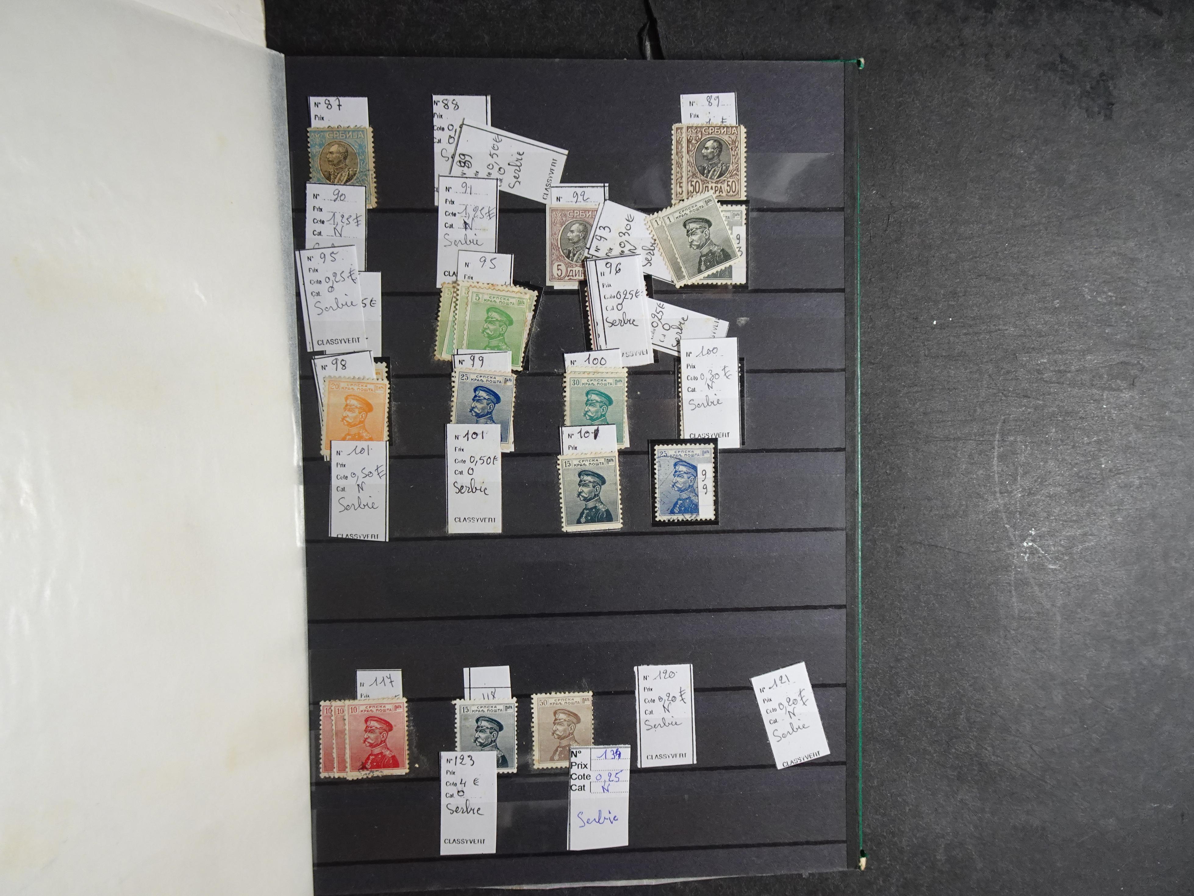 Verzameling klassiek materiaal met betere stempels daarbij Montenegro, Servië, Toeva (Niet vaak aangeboden). 48