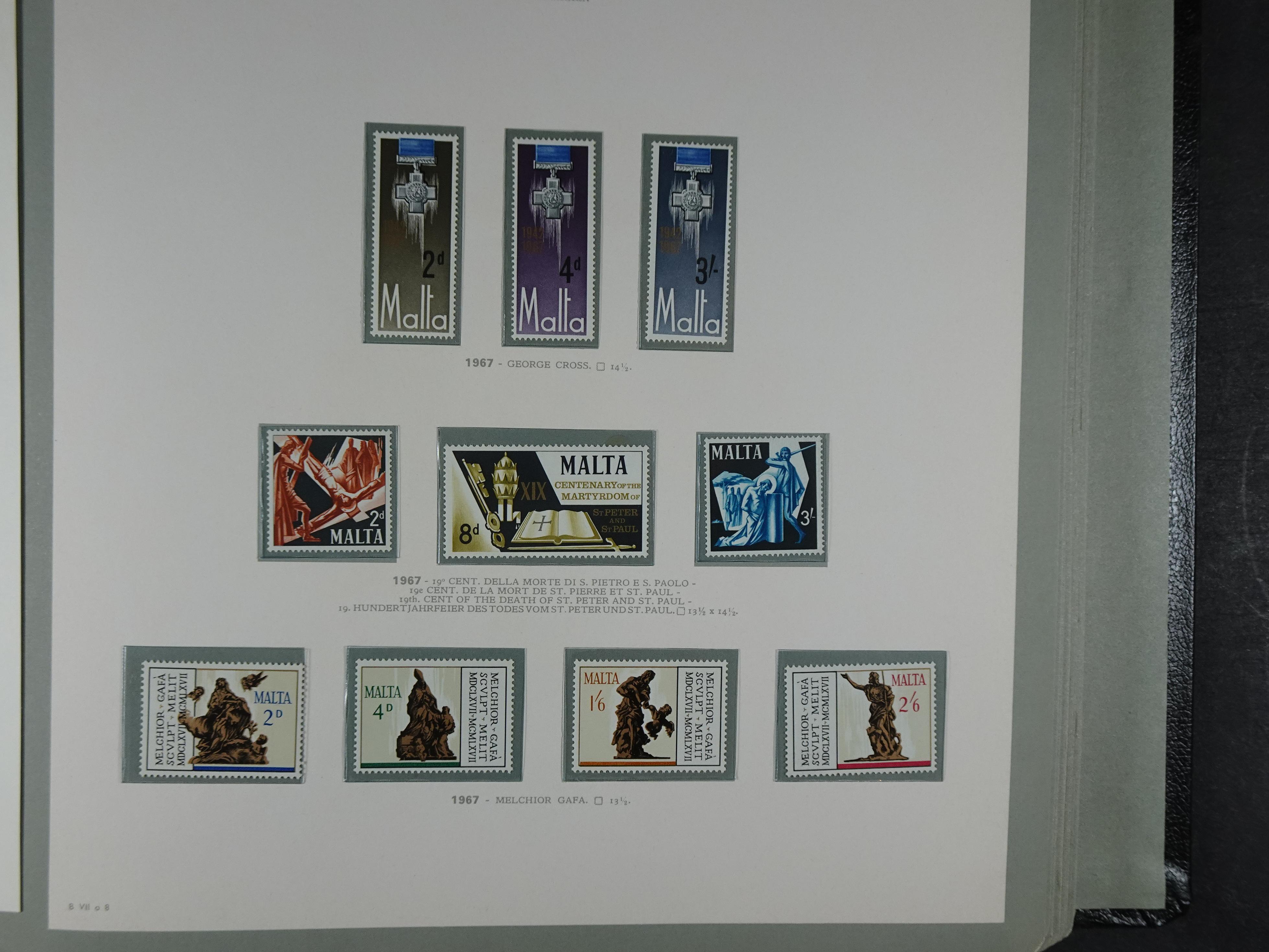 Compleet postfrisse verzameling 1964 - 1984 incl. blokken. 8