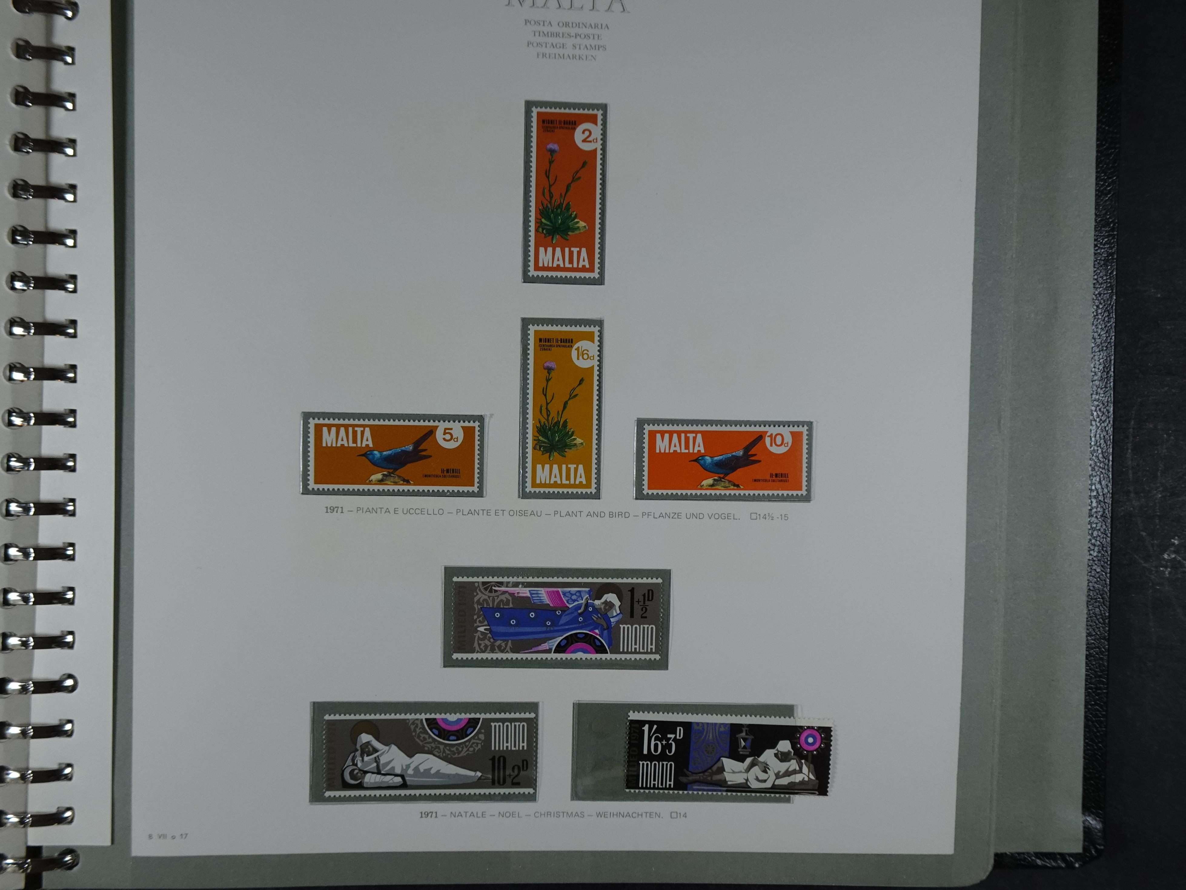 Compleet postfrisse verzameling 1964 - 1984 incl. blokken. 21