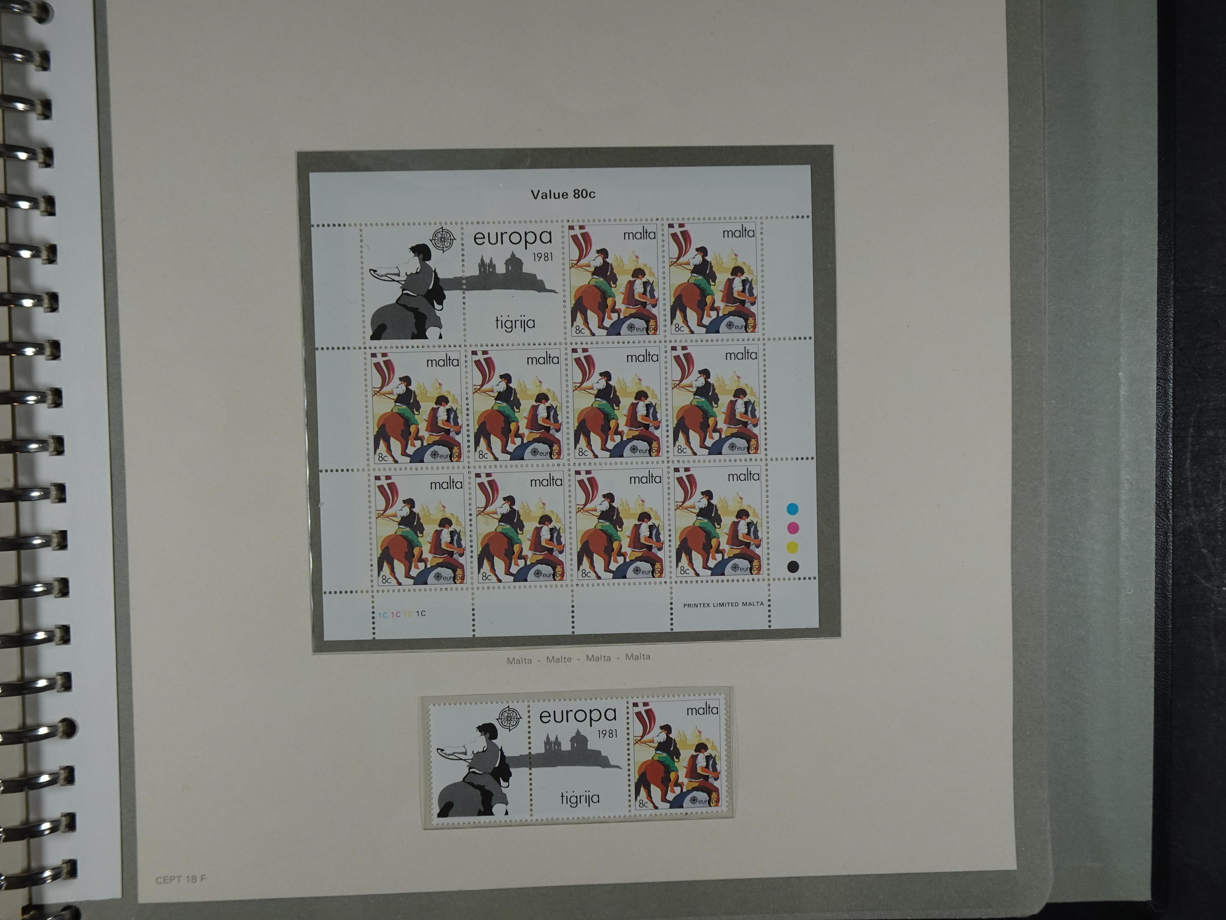 Compleet postfrisse verzameling 1964 - 1984 incl. blokken. 76