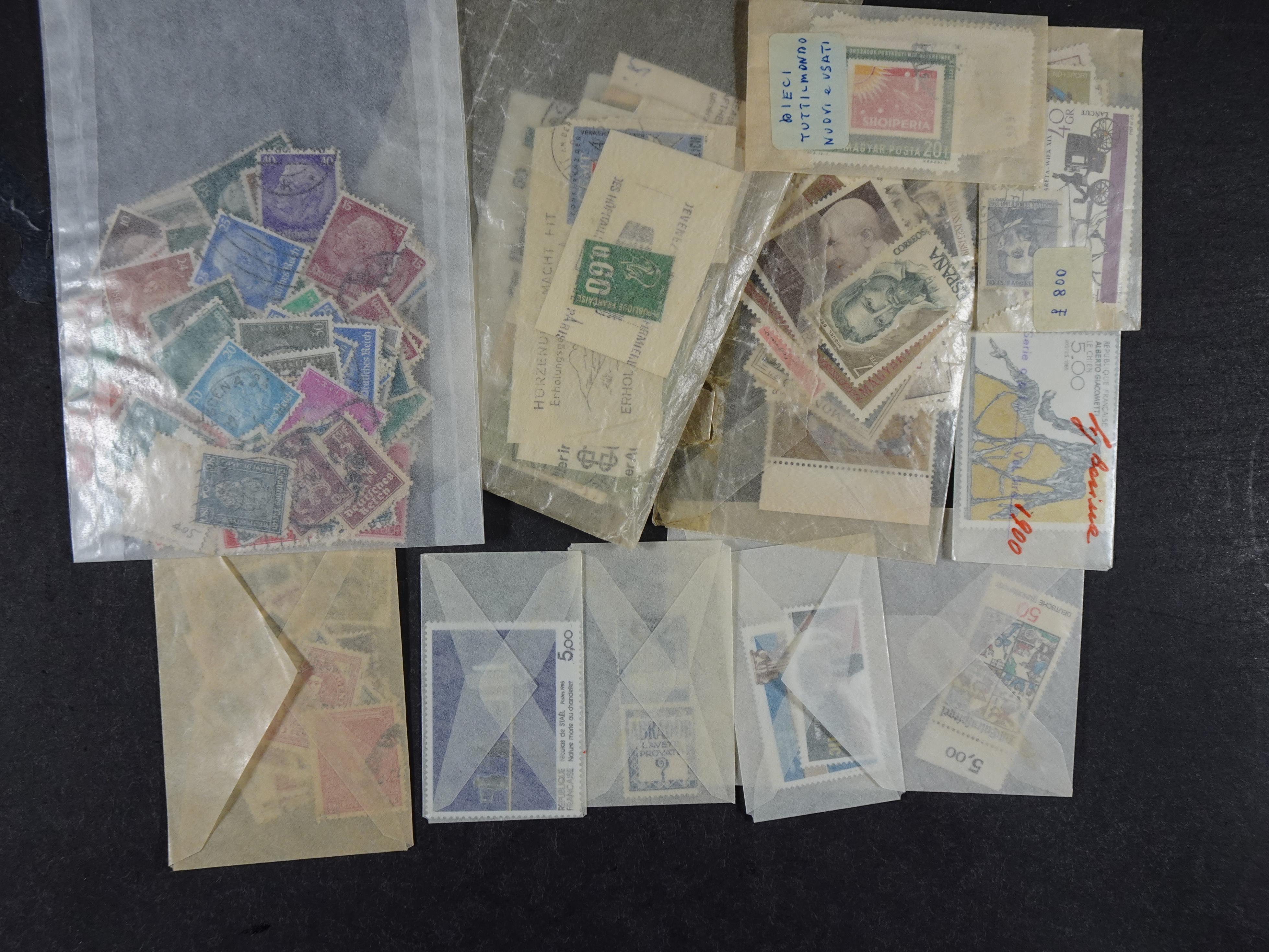 Gehele wereld in zakjes groten deels postfris. 11