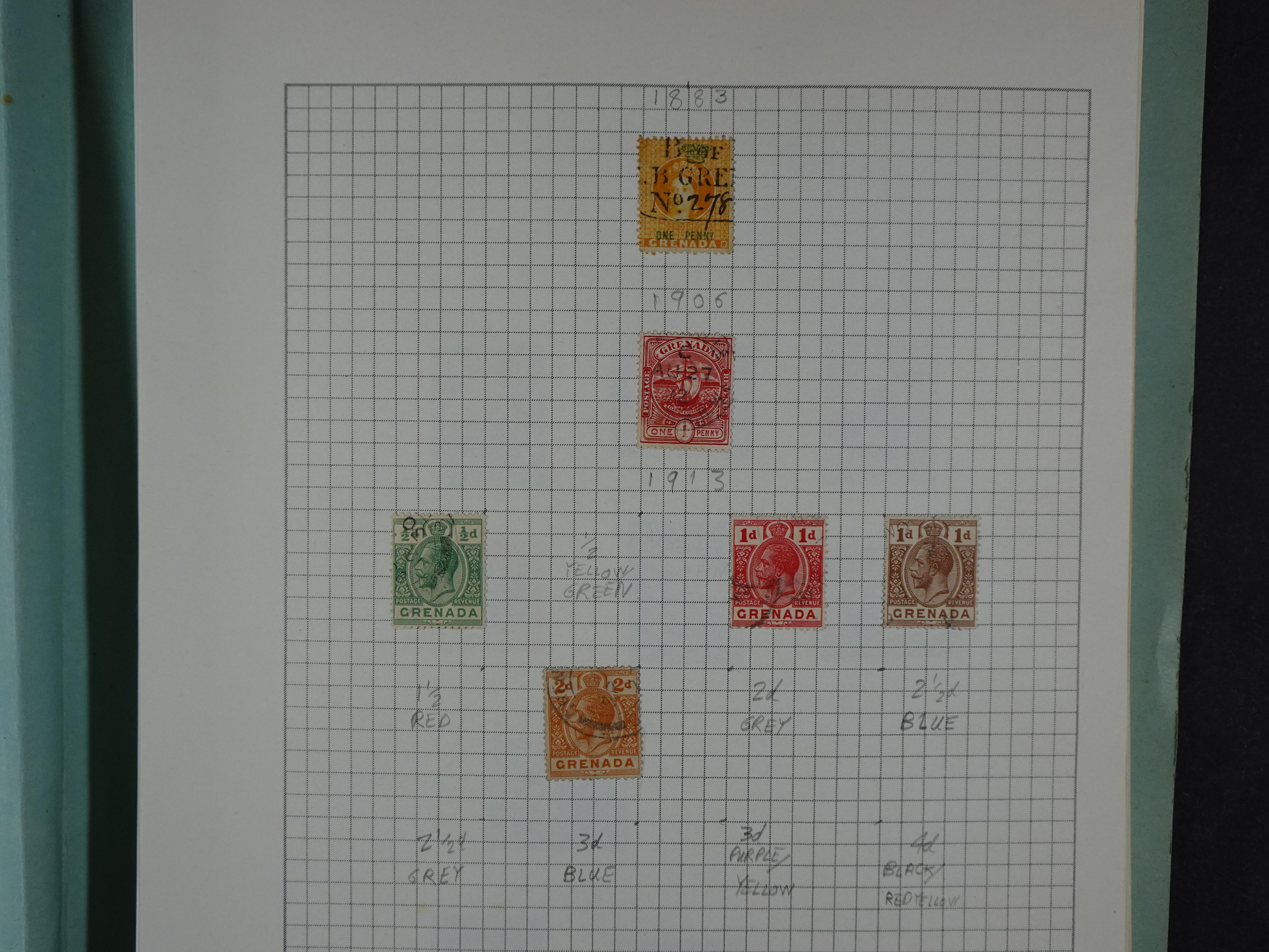 Aardige collectie met betere zegels. 33