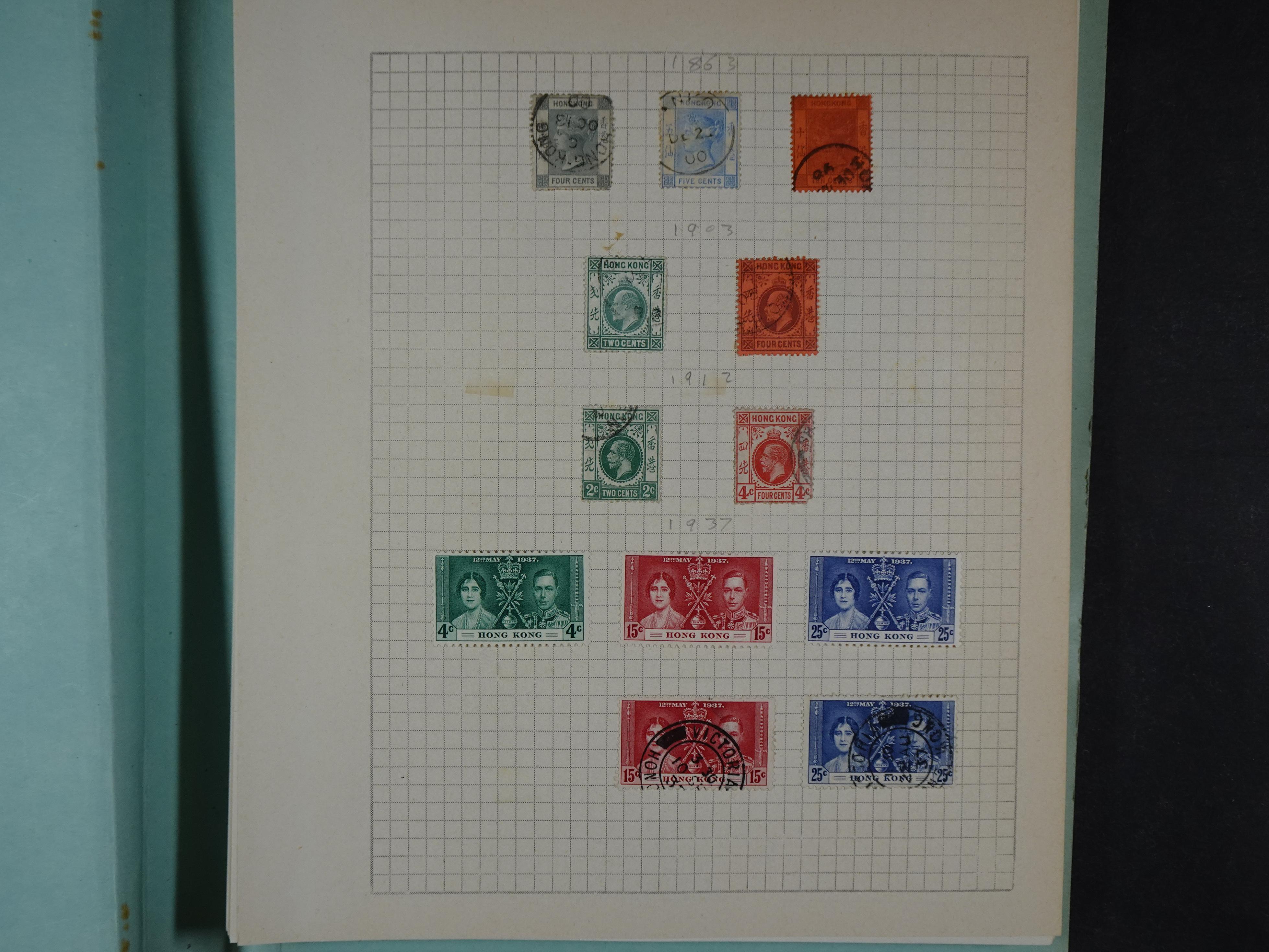 Aardige collectie met betere zegels. 45