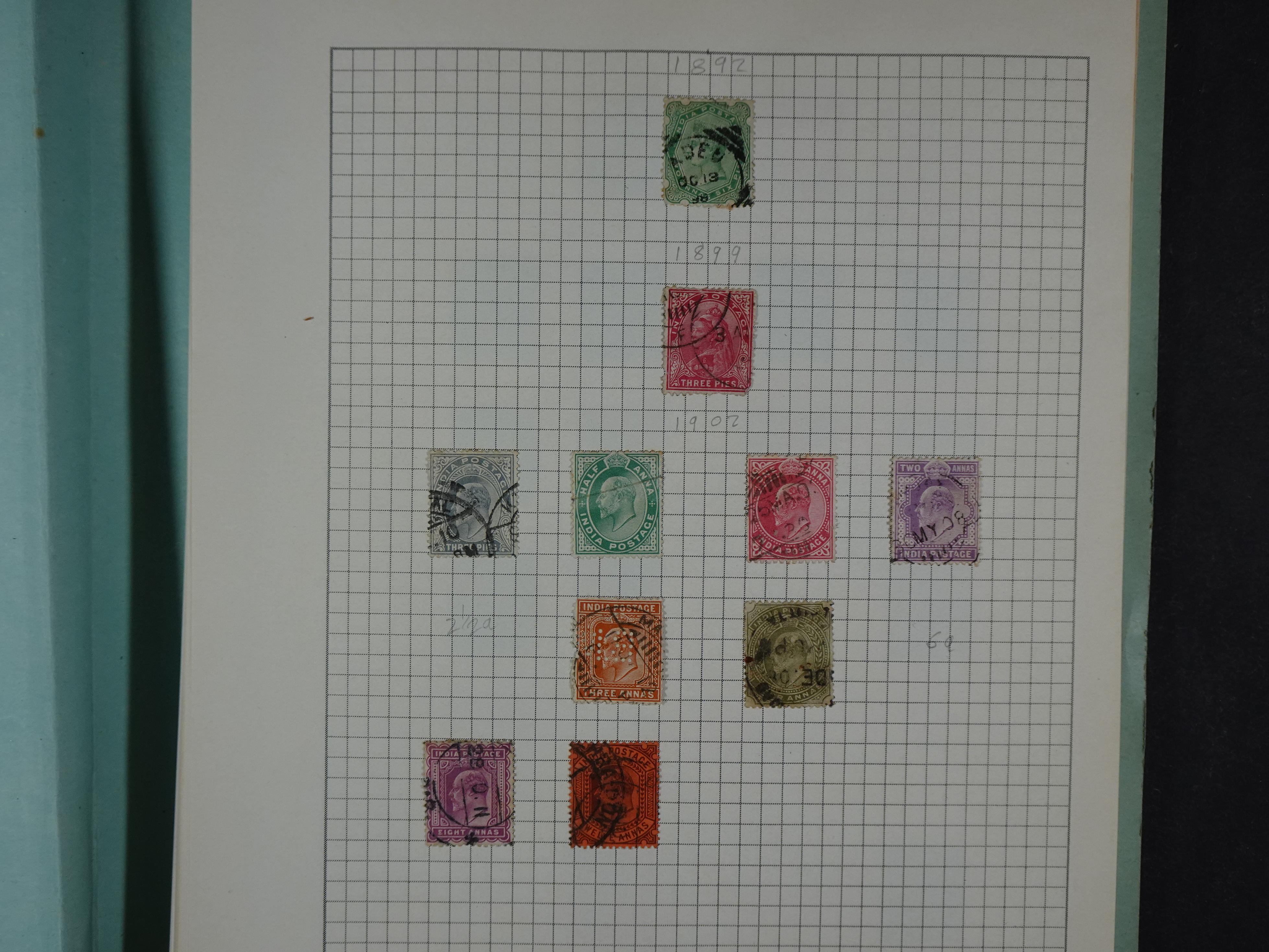 Aardige collectie met betere zegels. 50