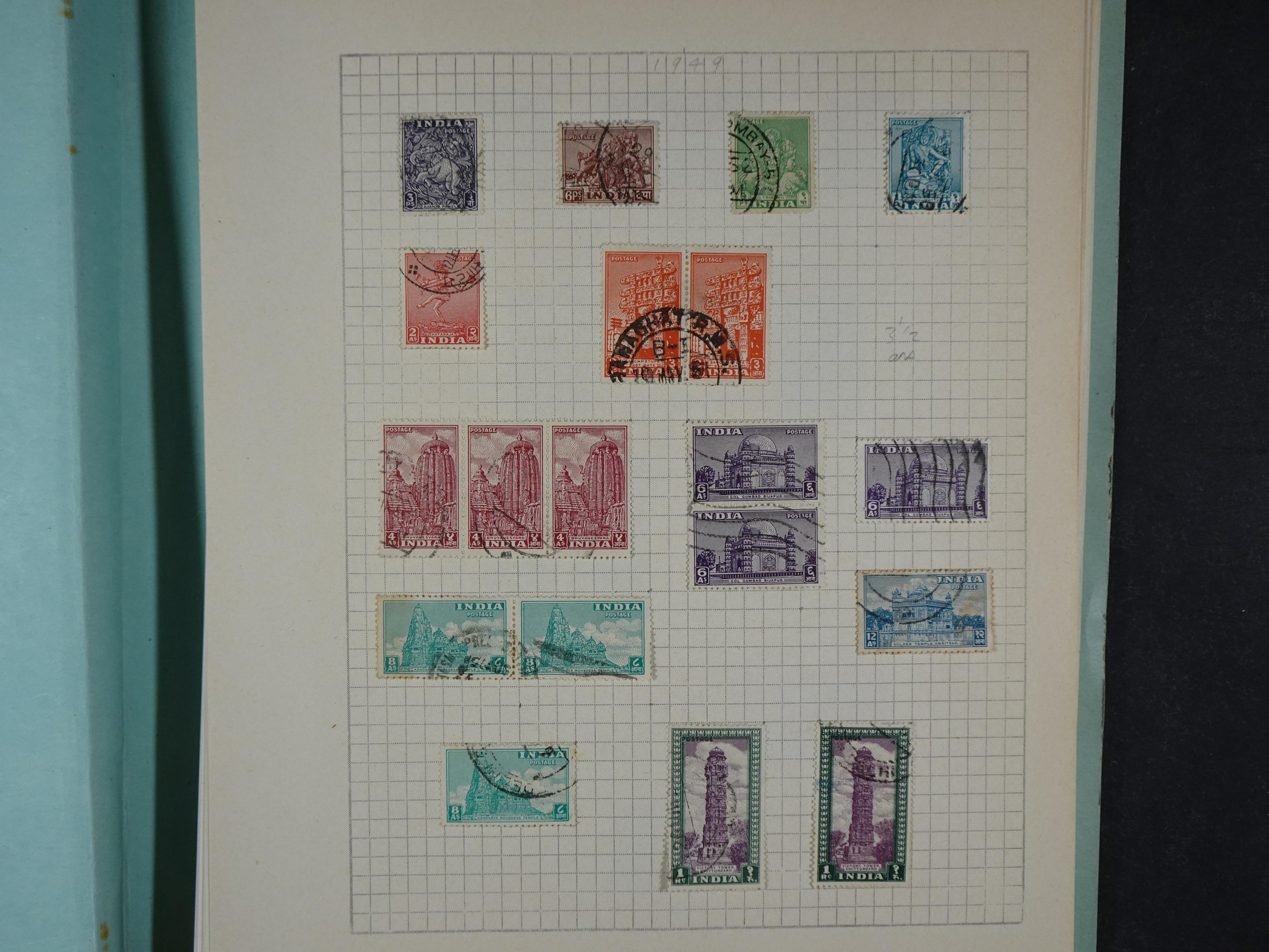 Aardige collectie met betere zegels. 56