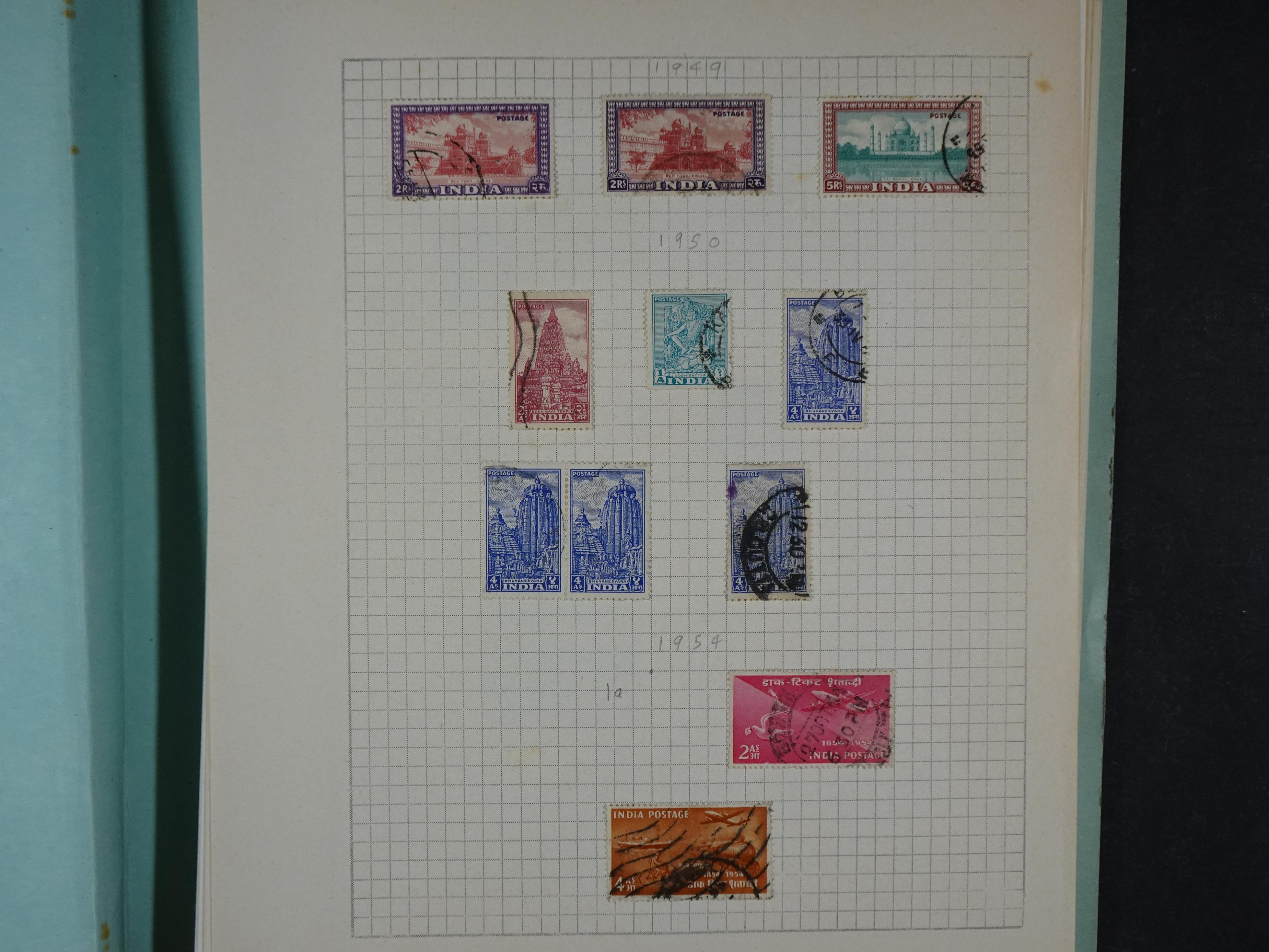 Aardige collectie met betere zegels. 57