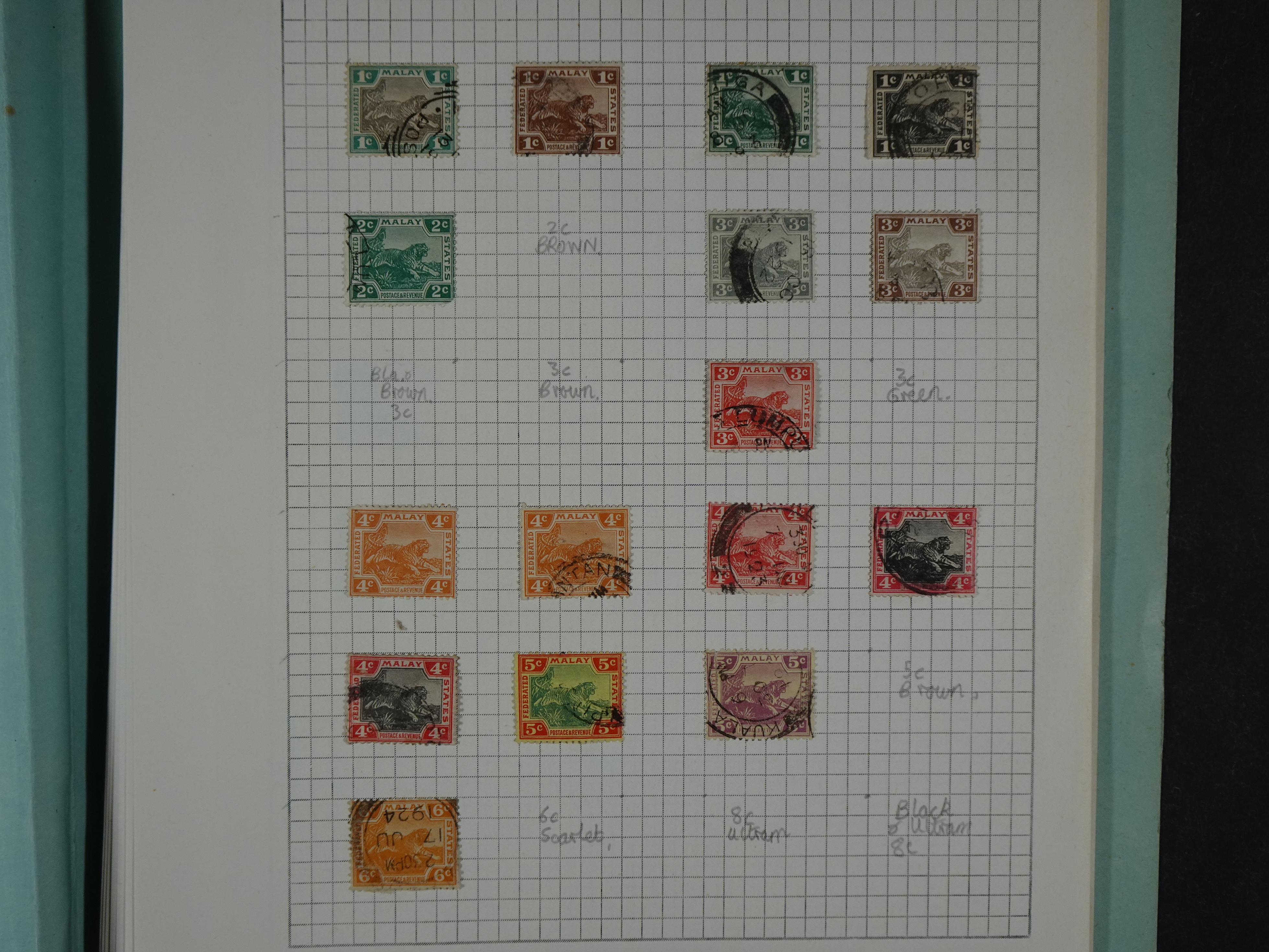 Aardige collectie met betere zegels. 94