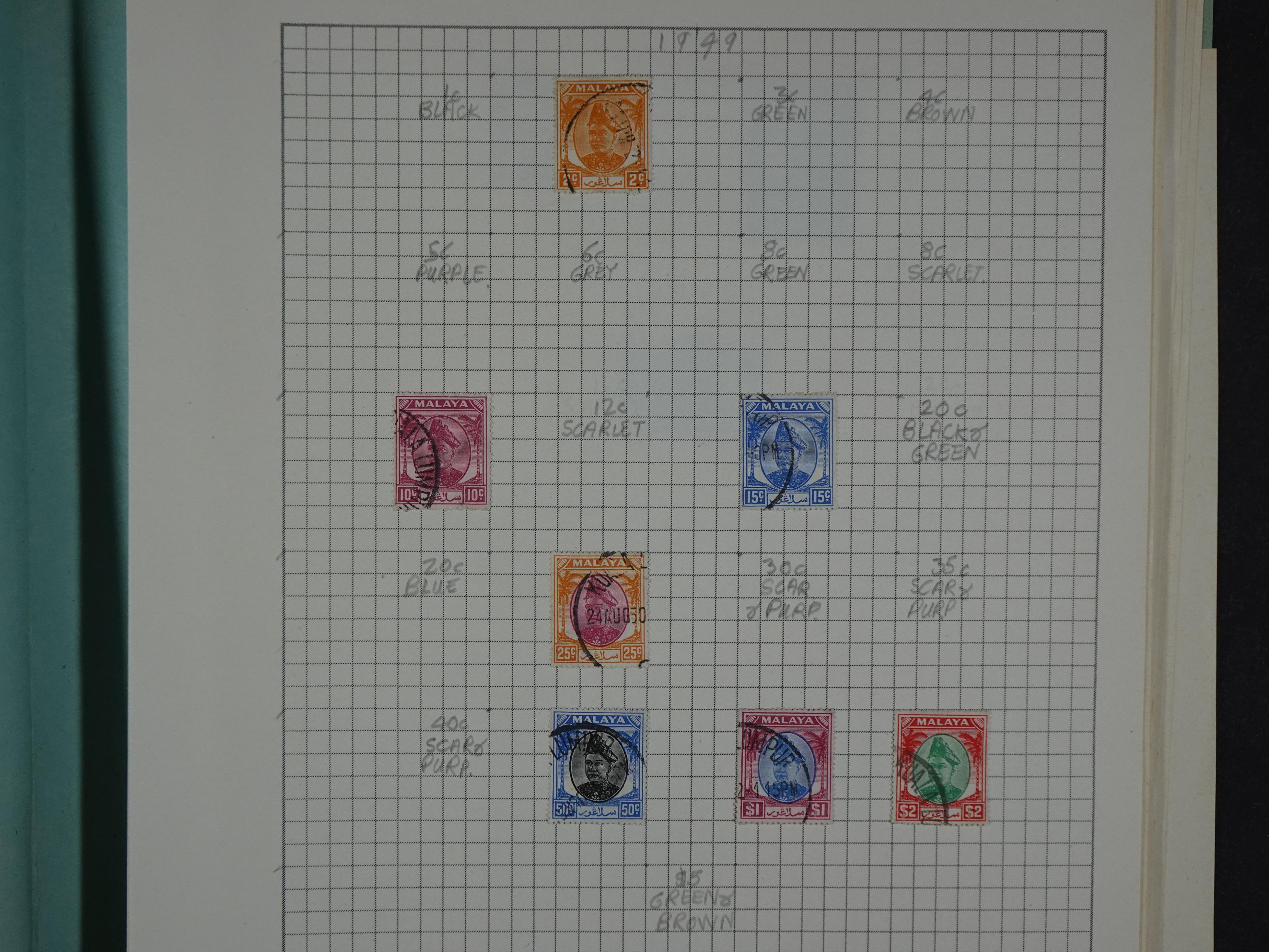 Aardige collectie met betere zegels. 105