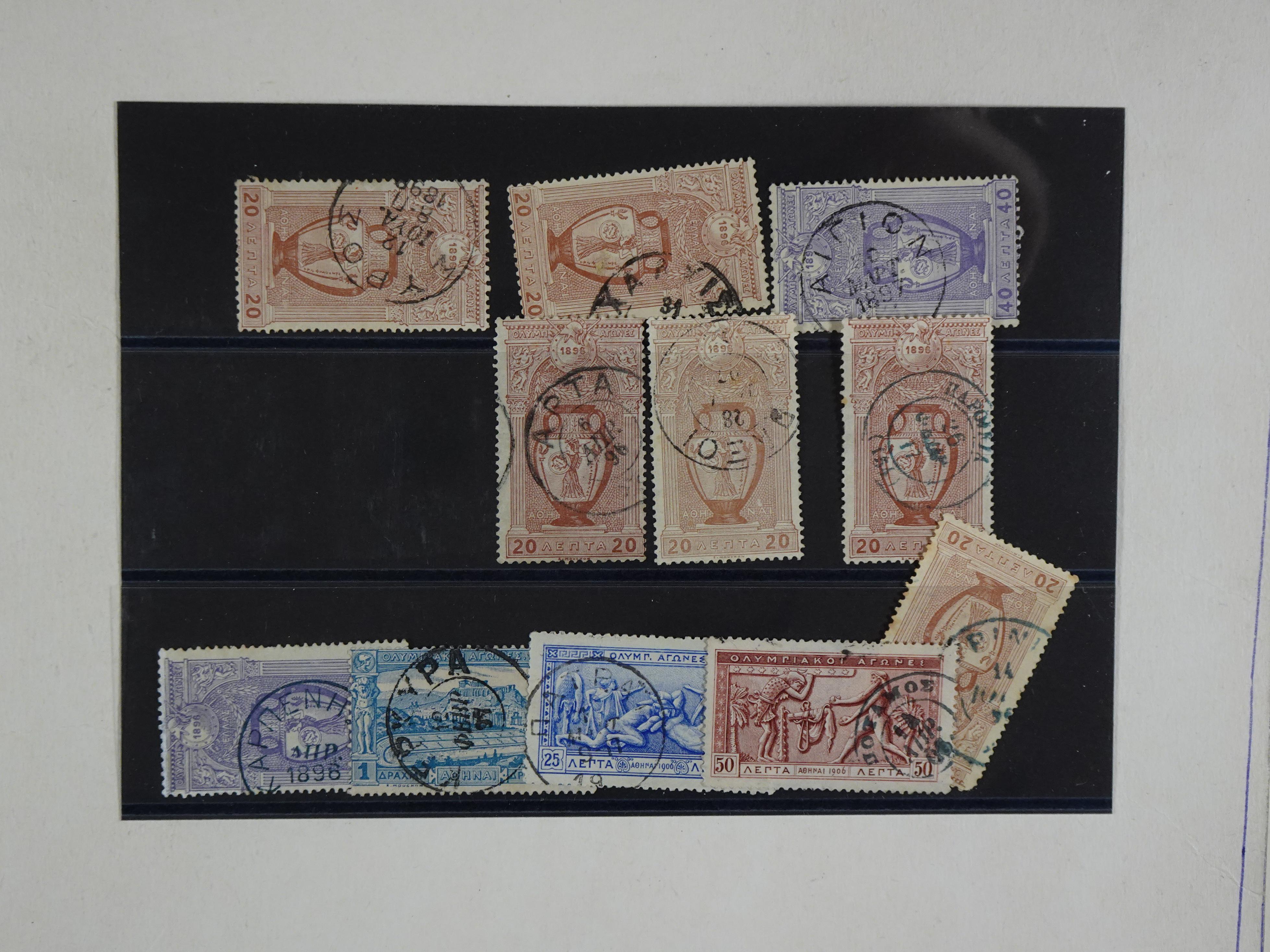 Mooie verzameling 1862 - 1966 veel Hermes koppen en diverse types redelijke kwaliteit.