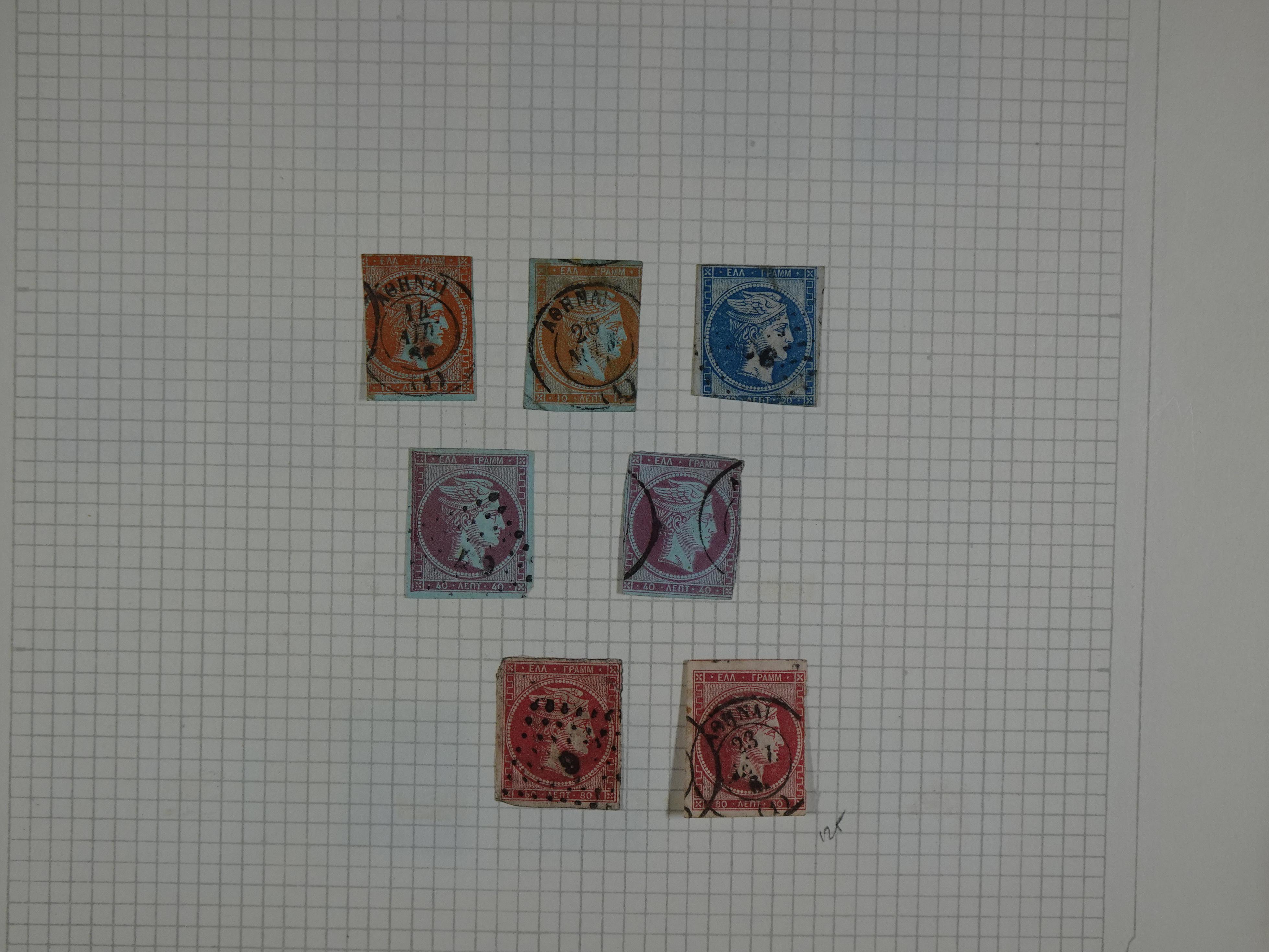 Mooie verzameling 1862 - 1966 veel Hermes koppen en diverse types redelijke kwaliteit. 2
