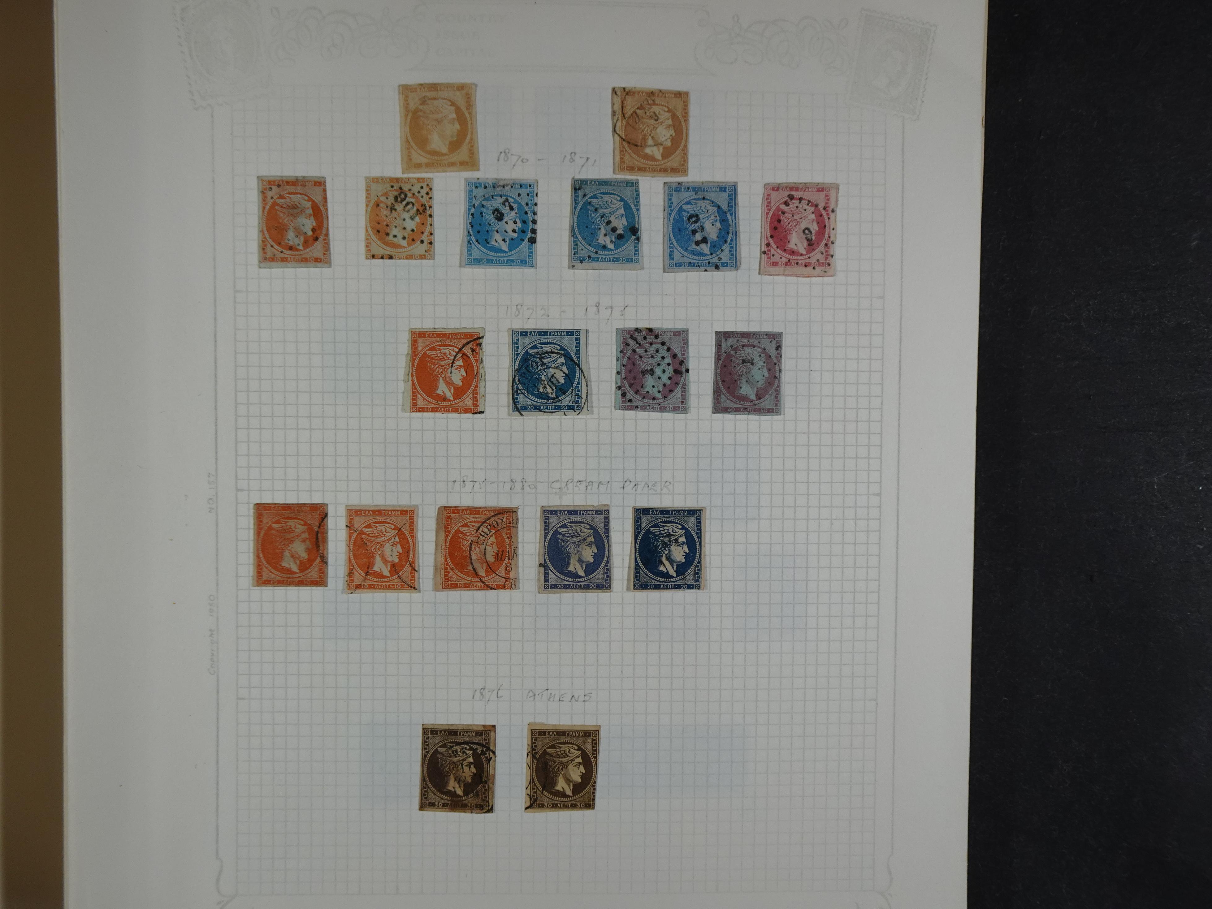 Mooie verzameling 1862 - 1966 veel Hermes koppen en diverse types redelijke kwaliteit. 3