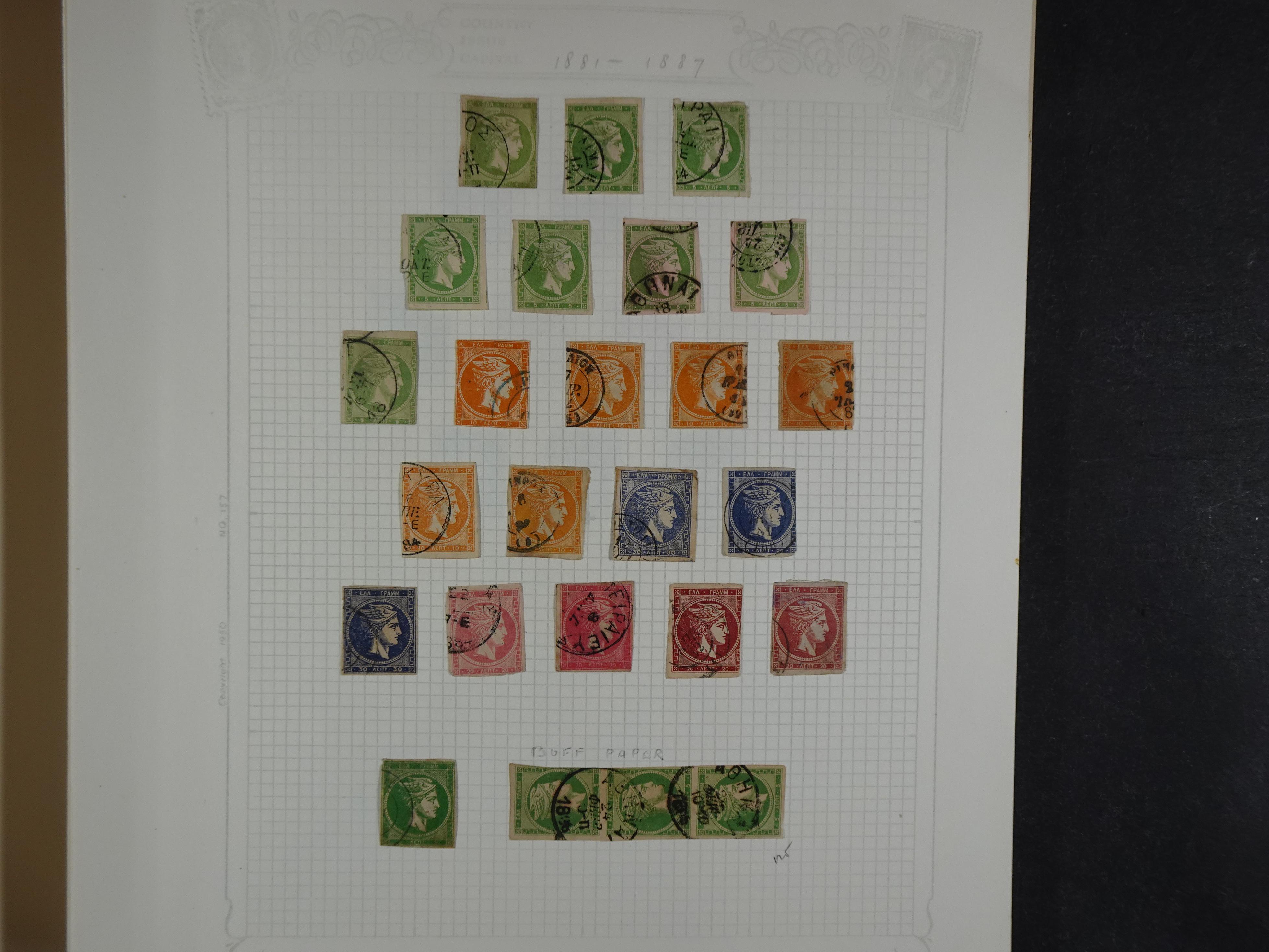 Mooie verzameling 1862 - 1966 veel Hermes koppen en diverse types redelijke kwaliteit. 4