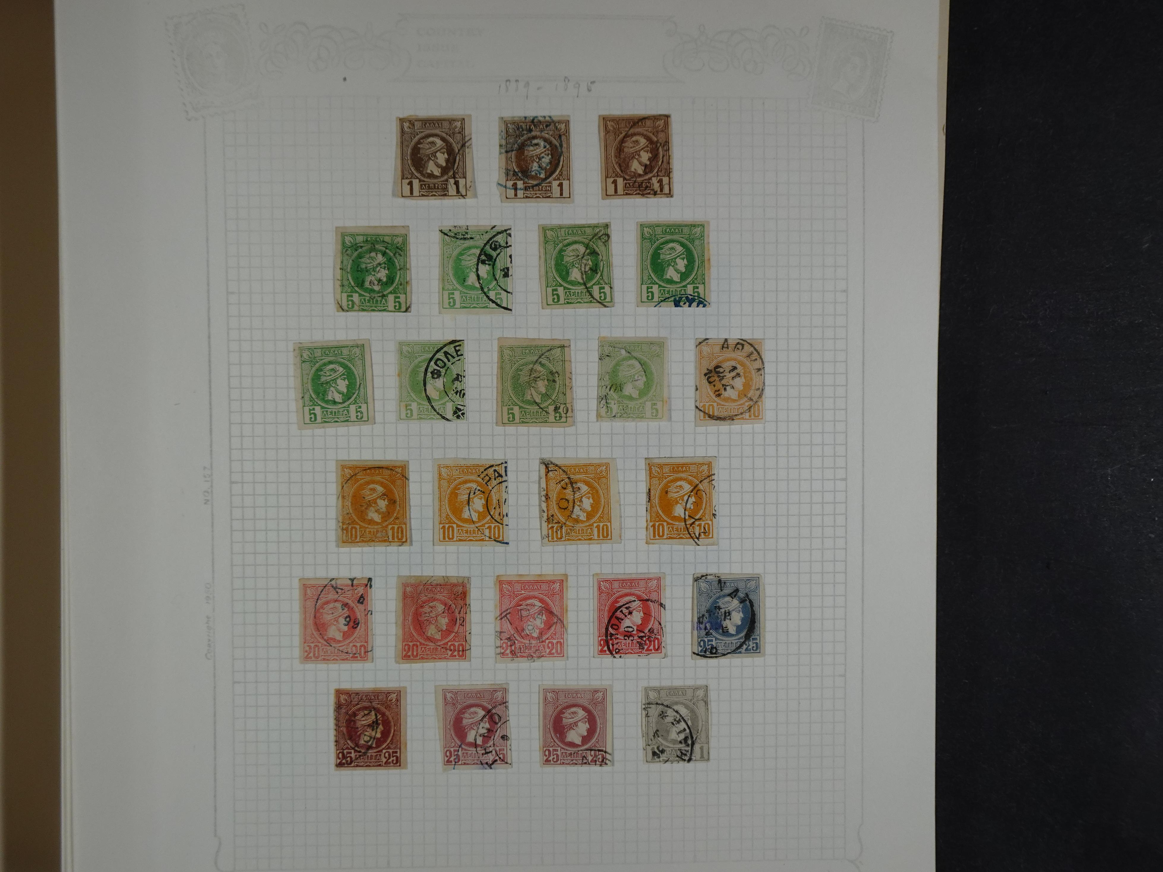 Mooie verzameling 1862 - 1966 veel Hermes koppen en diverse types redelijke kwaliteit. 6