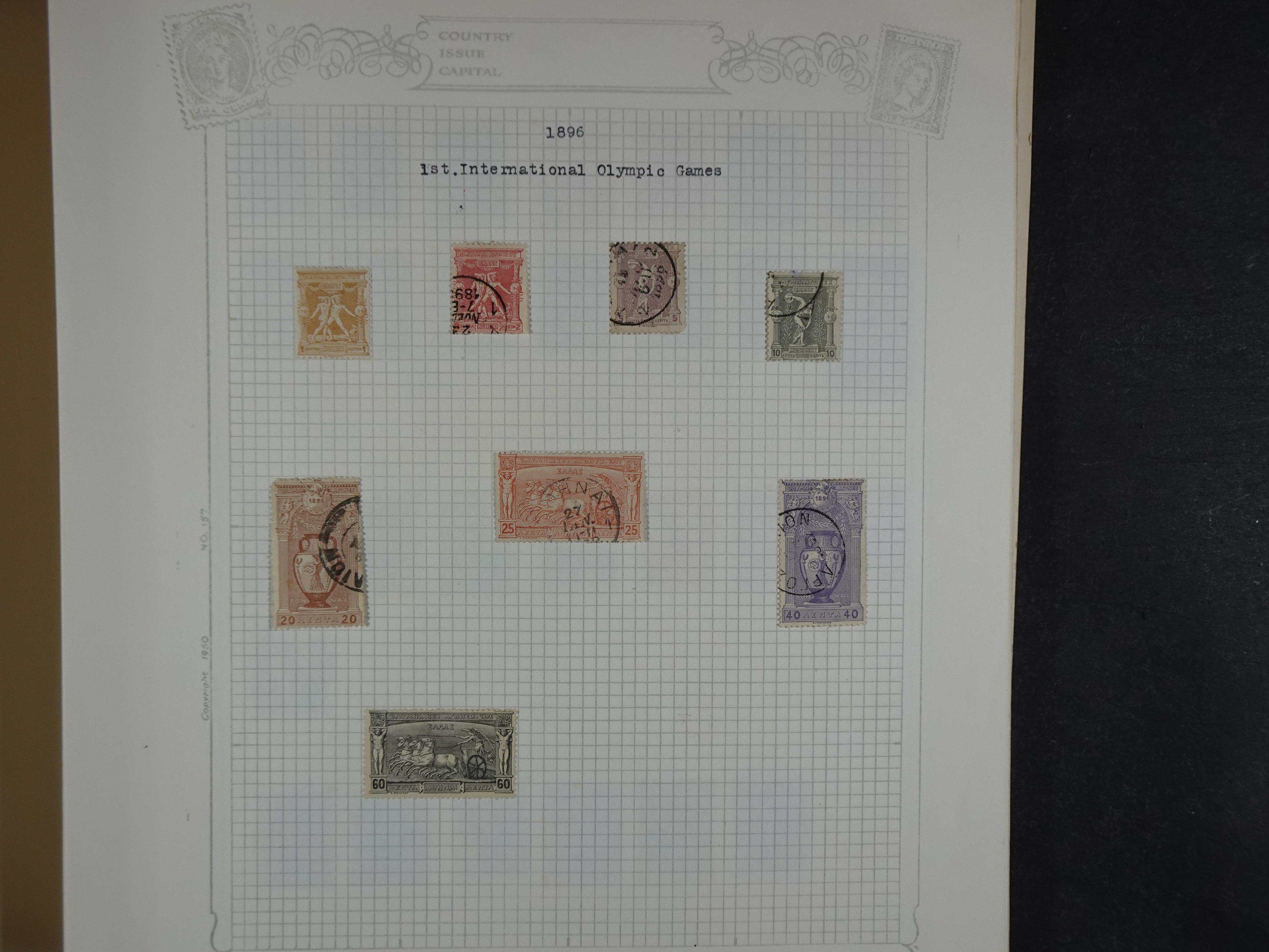Mooie verzameling 1862 - 1966 veel Hermes koppen en diverse types redelijke kwaliteit. 8