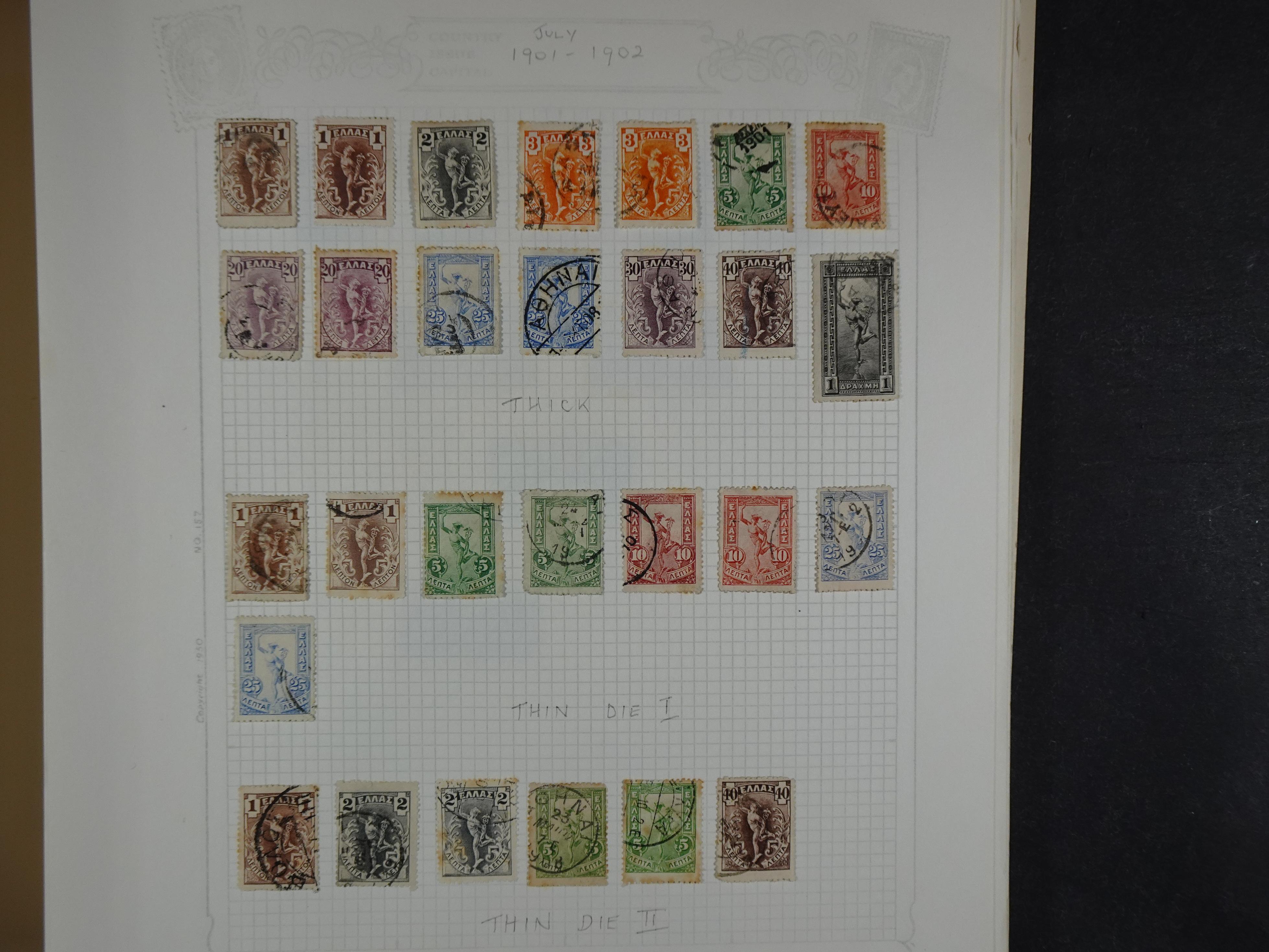 Mooie verzameling 1862 - 1966 veel Hermes koppen en diverse types redelijke kwaliteit. 9