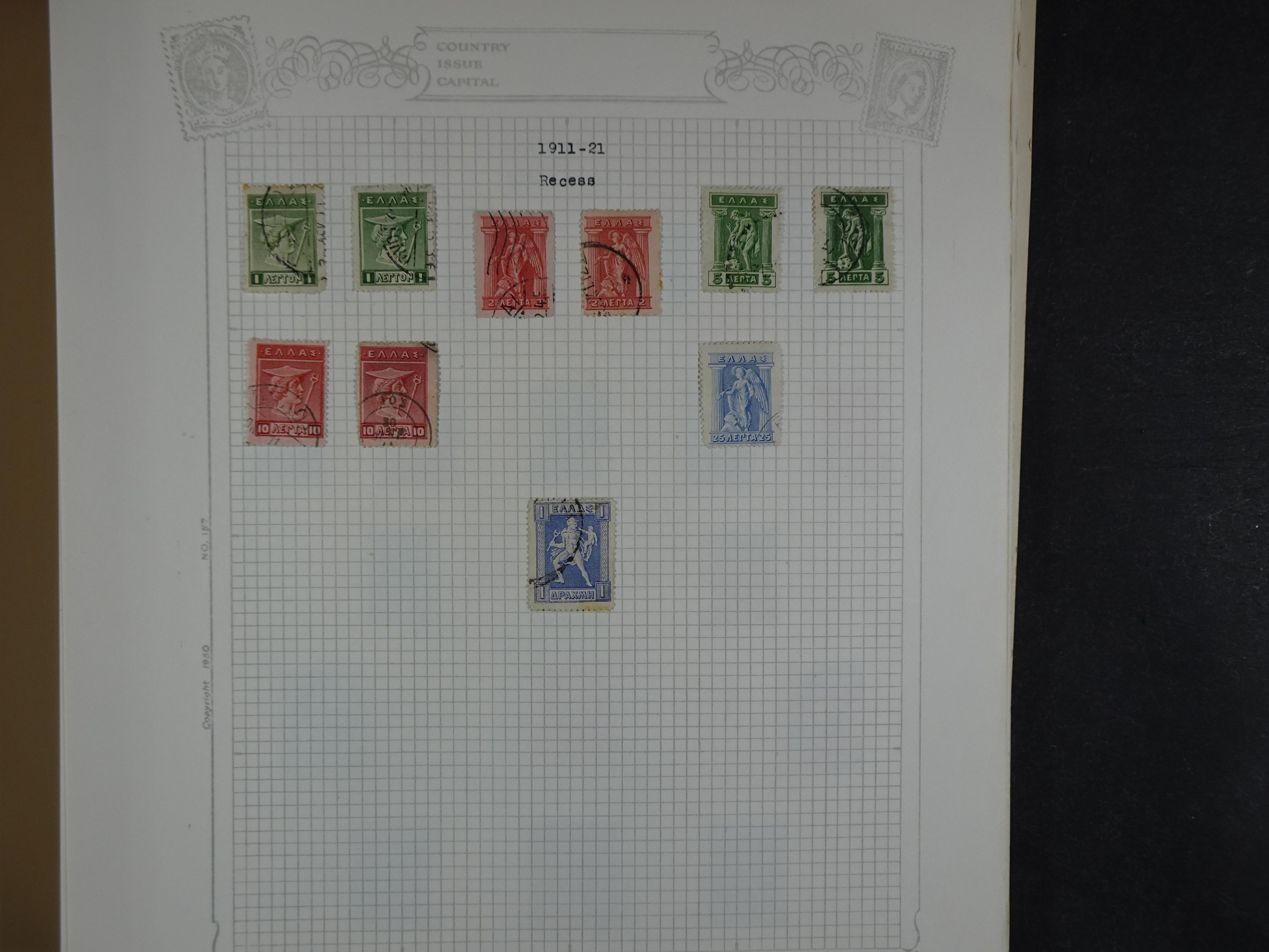 Mooie verzameling 1862 - 1966 veel Hermes koppen en diverse types redelijke kwaliteit. 11