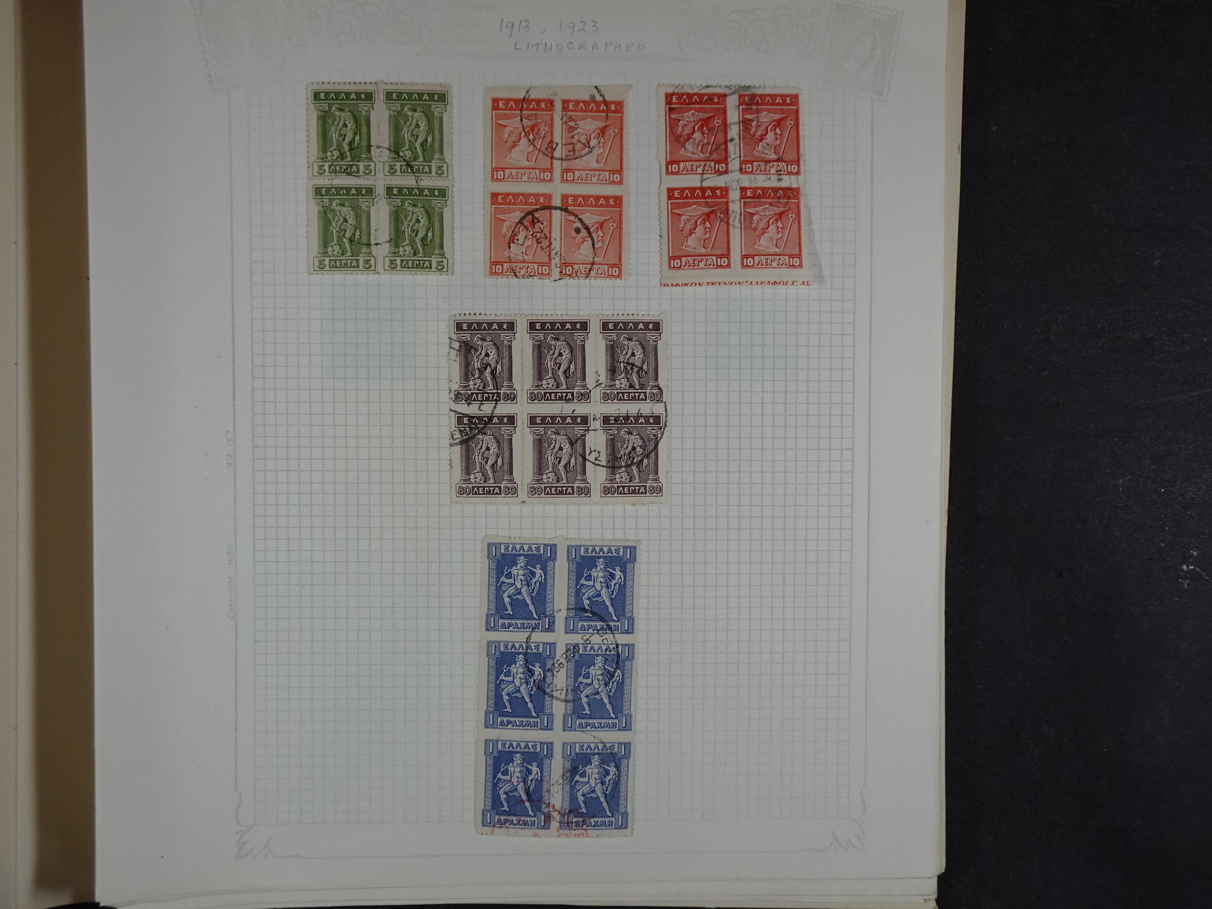 Mooie verzameling 1862 - 1966 veel Hermes koppen en diverse types redelijke kwaliteit. 13