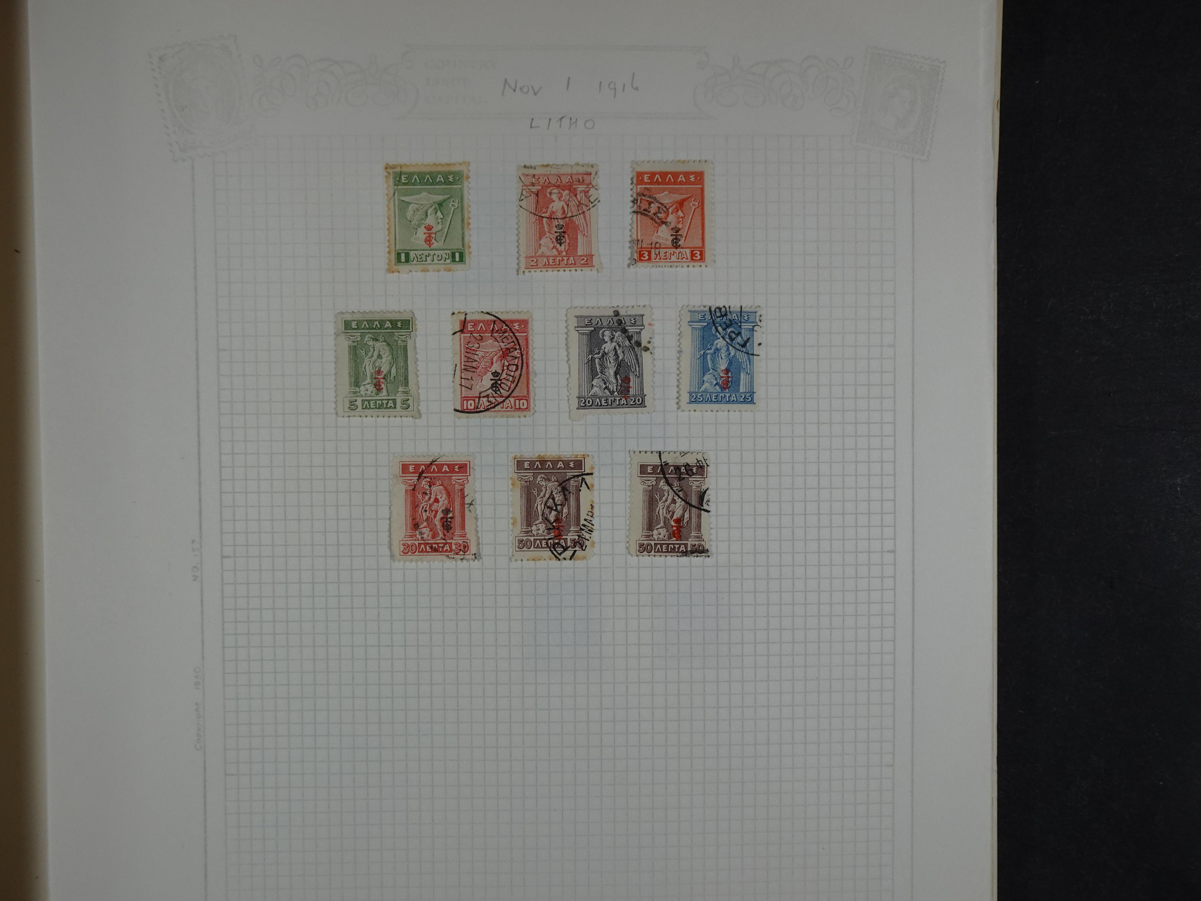 Mooie verzameling 1862 - 1966 veel Hermes koppen en diverse types redelijke kwaliteit. 15