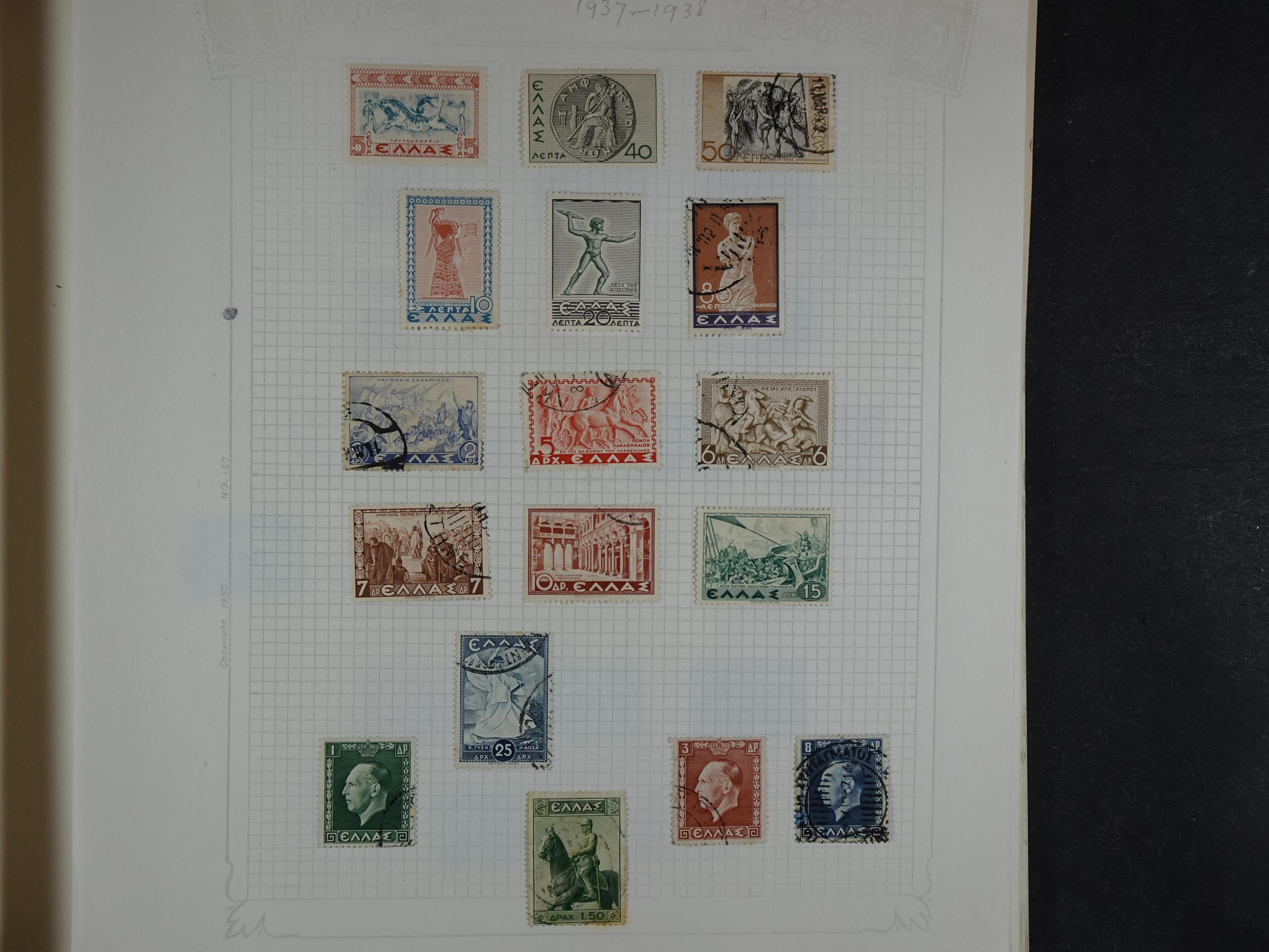 Mooie verzameling 1862 - 1966 veel Hermes koppen en diverse types redelijke kwaliteit. 27