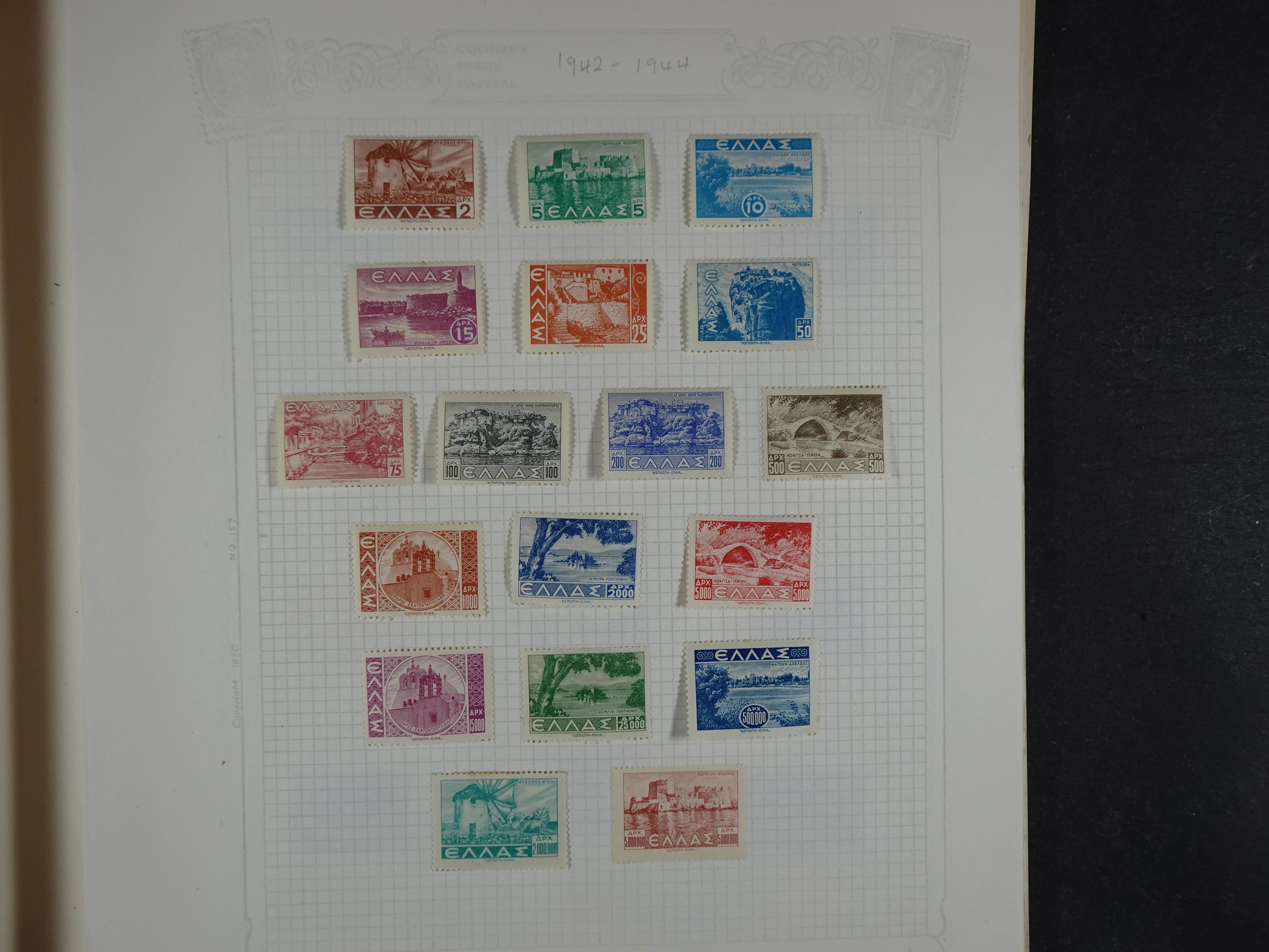 Mooie verzameling 1862 - 1966 veel Hermes koppen en diverse types redelijke kwaliteit. 28
