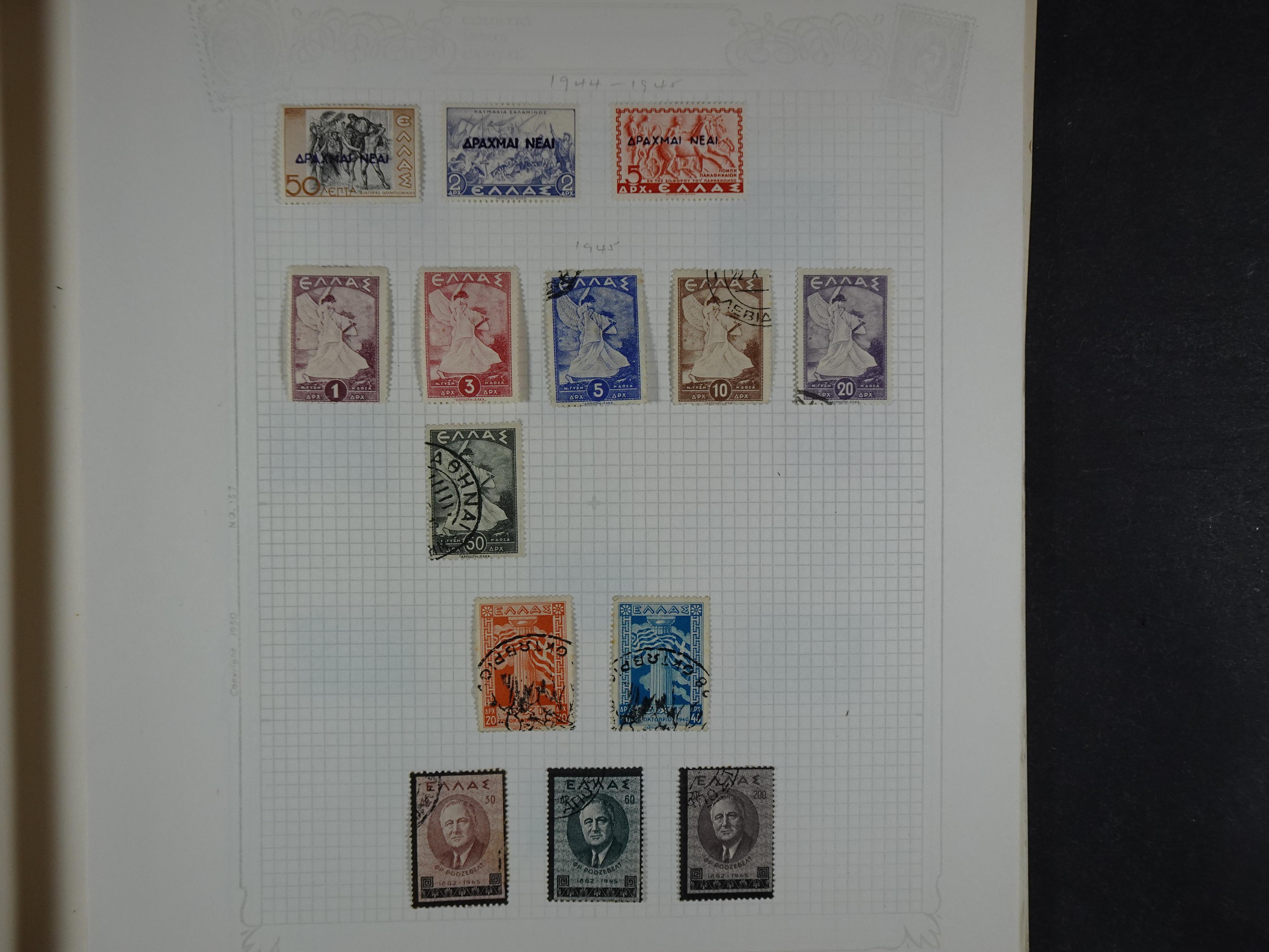 Mooie verzameling 1862 - 1966 veel Hermes koppen en diverse types redelijke kwaliteit. 30