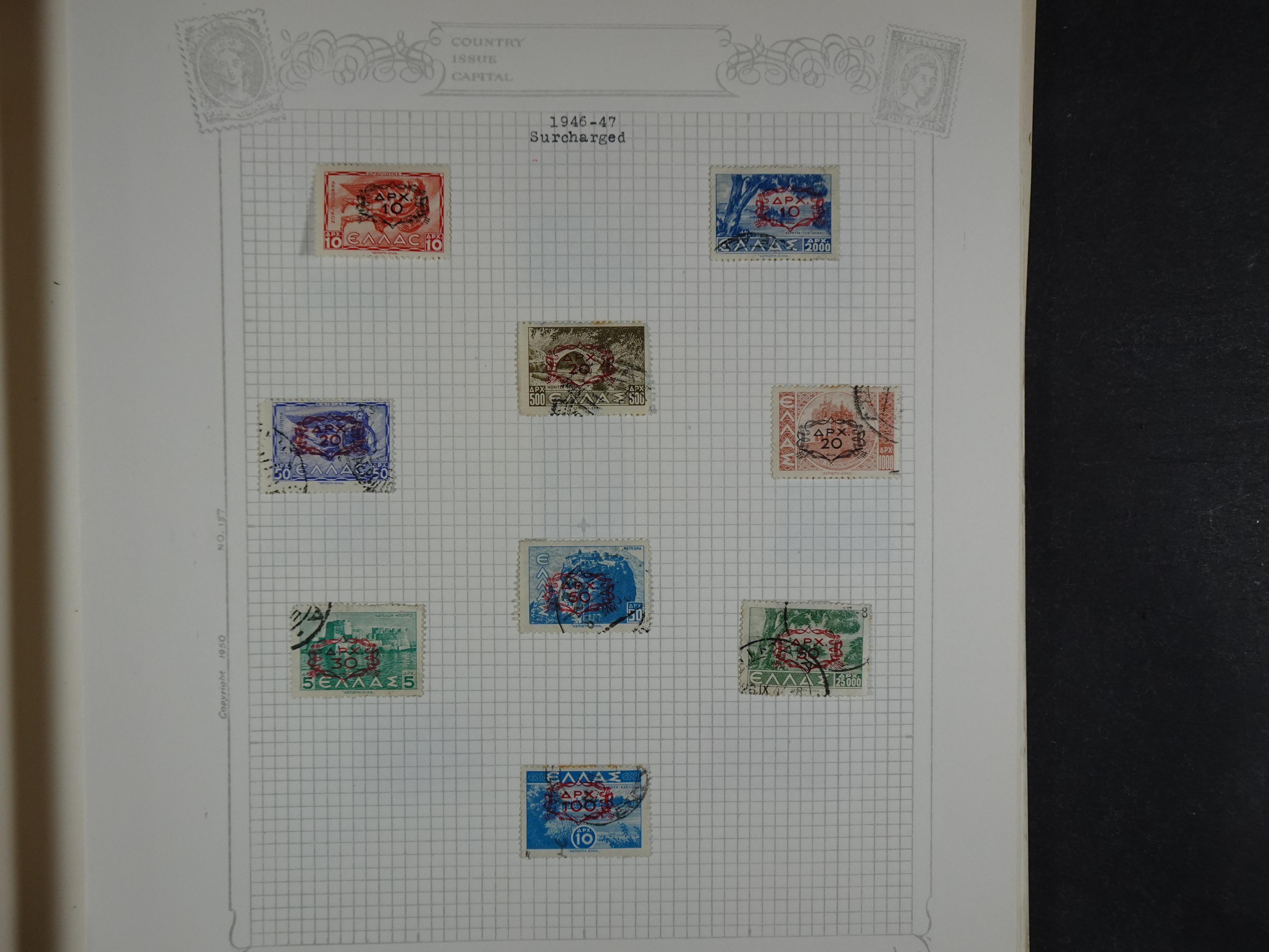 Mooie verzameling 1862 - 1966 veel Hermes koppen en diverse types redelijke kwaliteit. 31