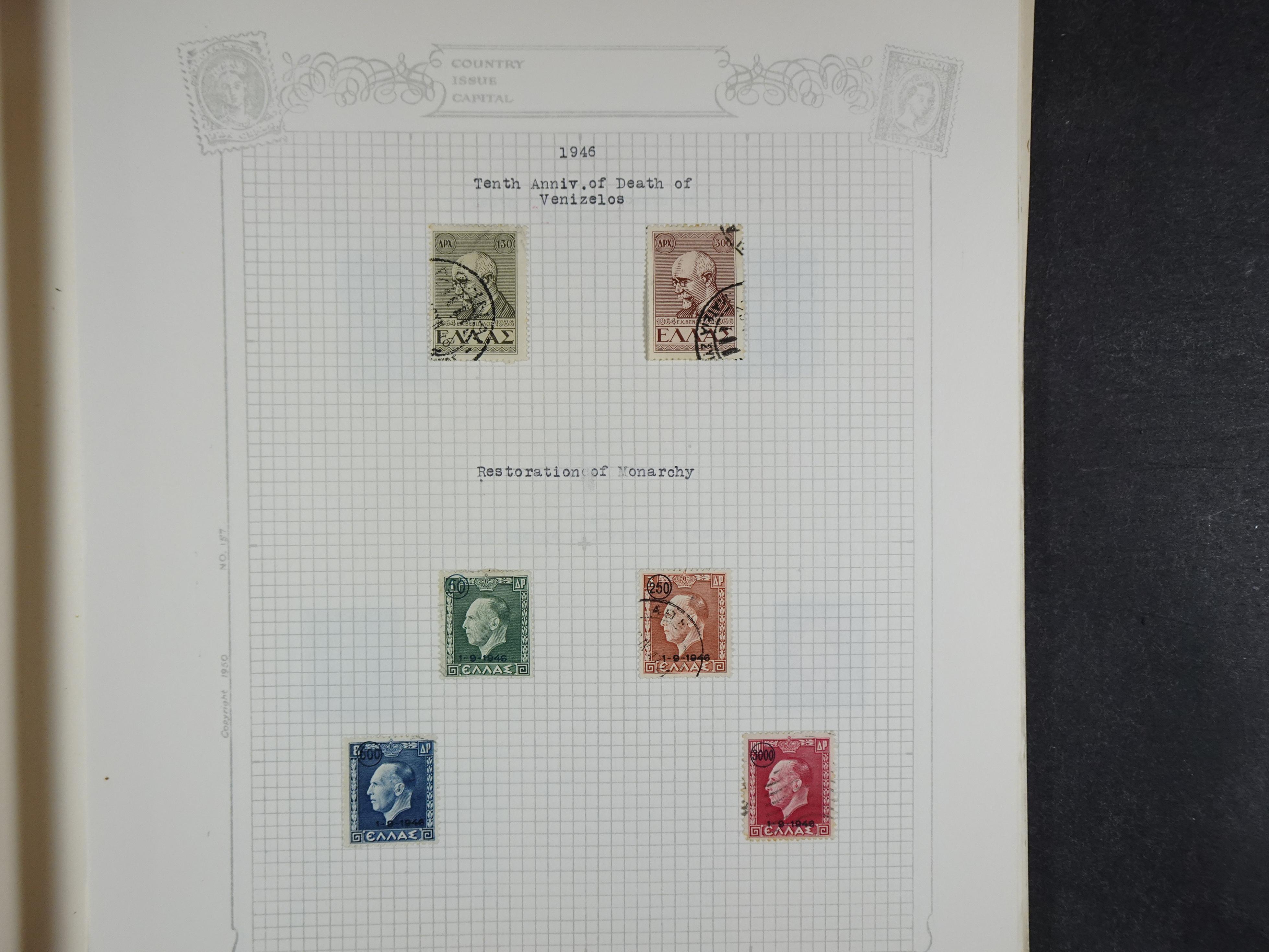 Mooie verzameling 1862 - 1966 veel Hermes koppen en diverse types redelijke kwaliteit. 34