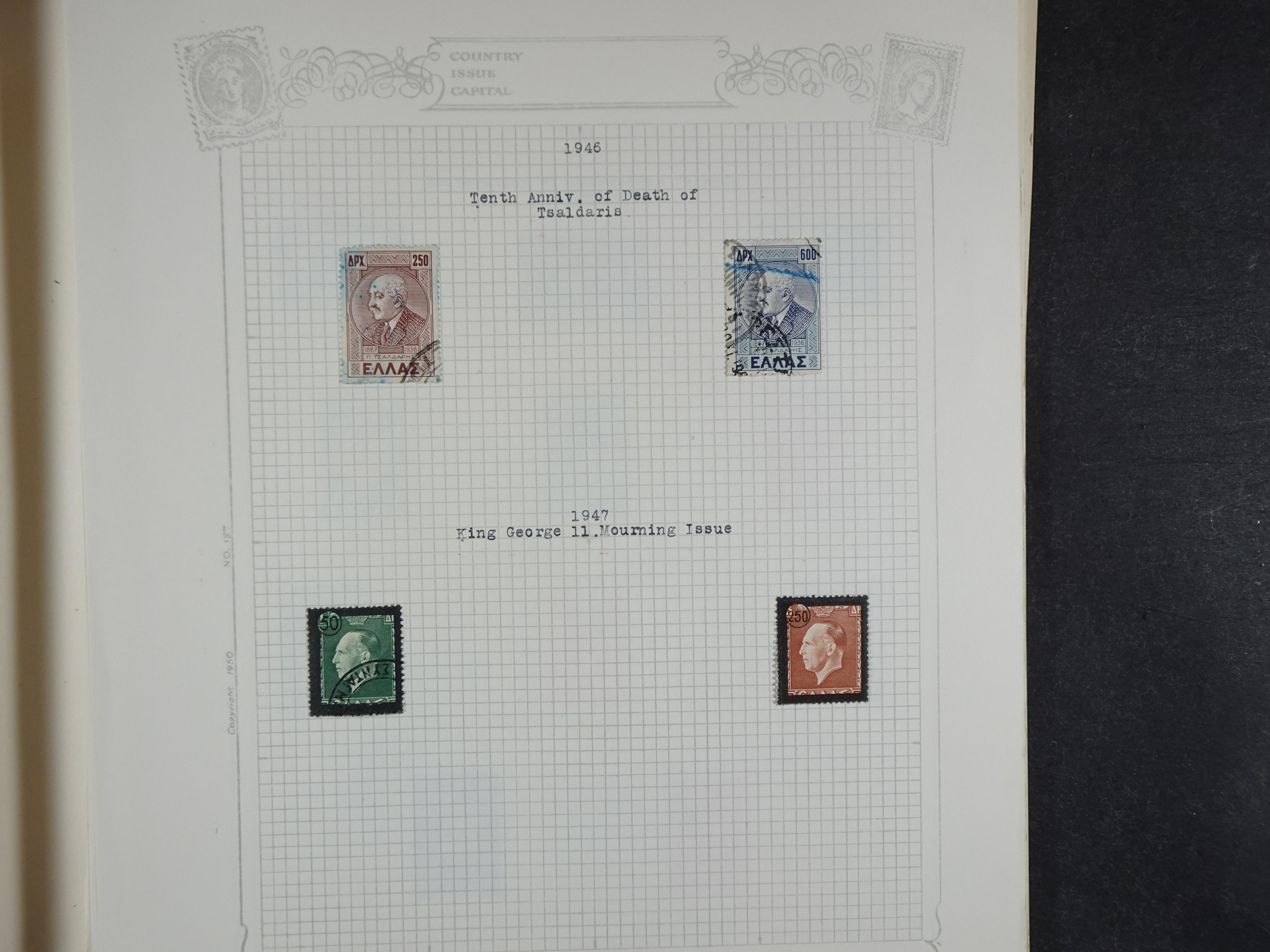 Mooie verzameling 1862 - 1966 veel Hermes koppen en diverse types redelijke kwaliteit. 35