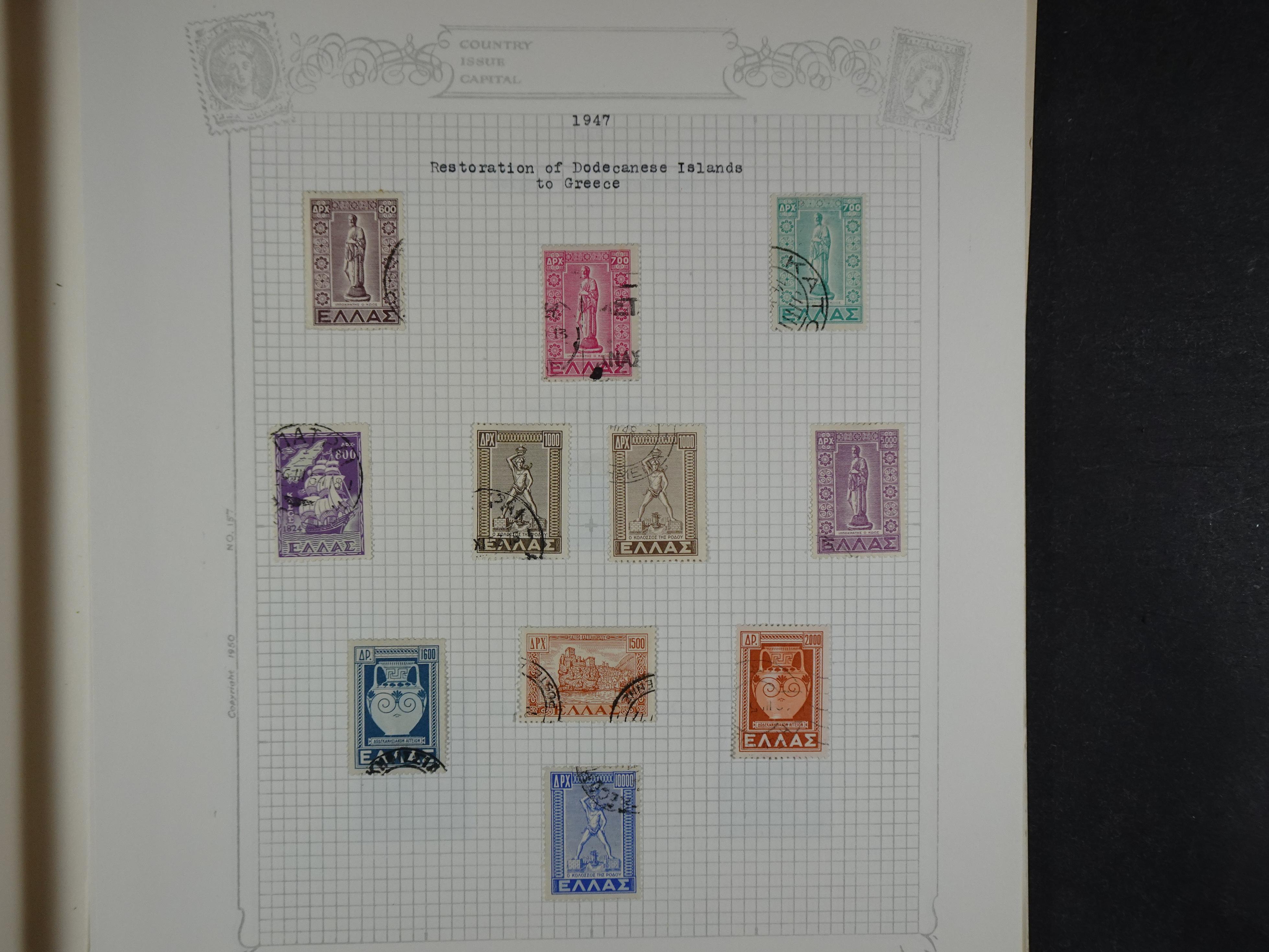 Mooie verzameling 1862 - 1966 veel Hermes koppen en diverse types redelijke kwaliteit. 37