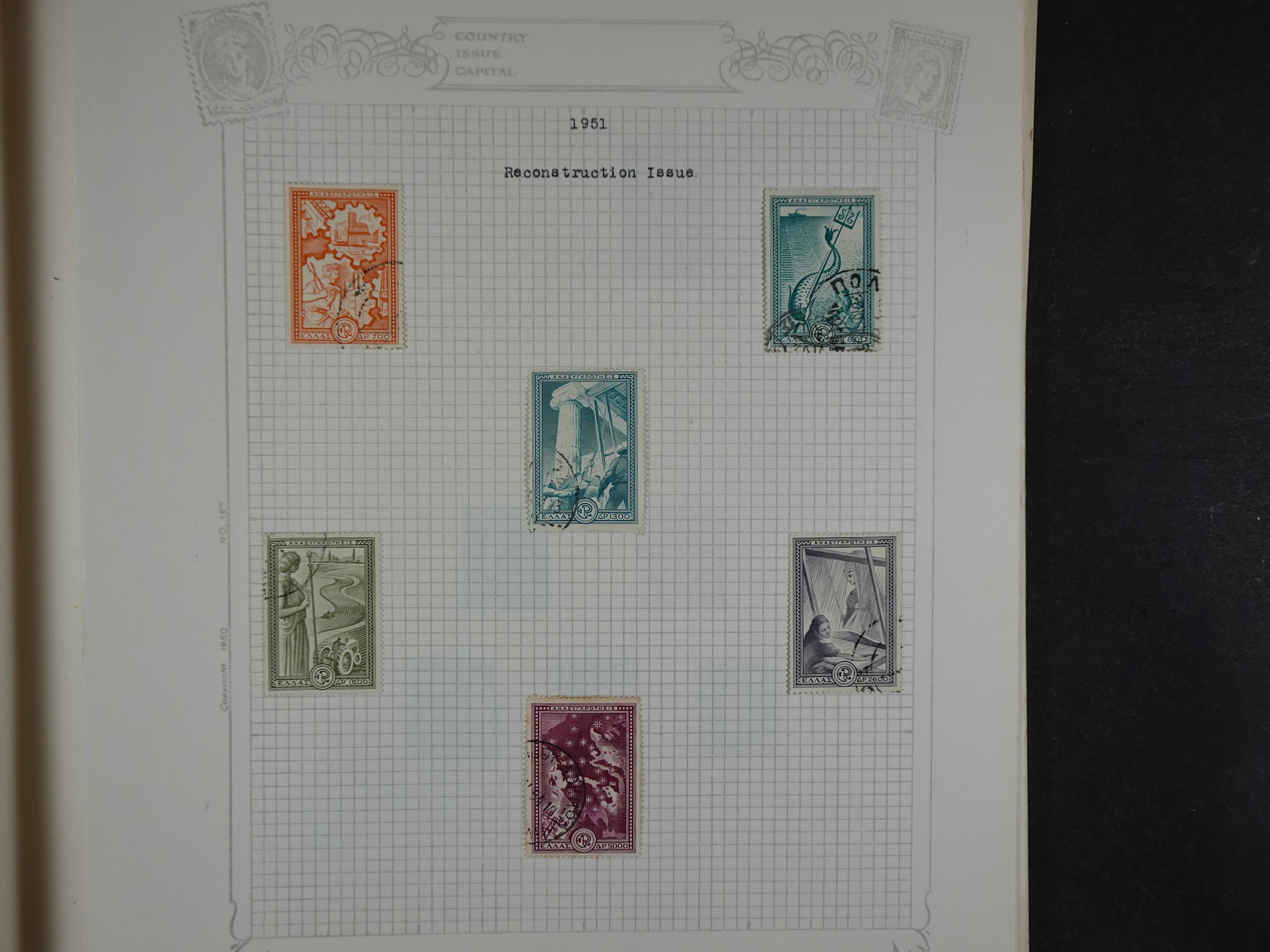 Mooie verzameling 1862 - 1966 veel Hermes koppen en diverse types redelijke kwaliteit. 40