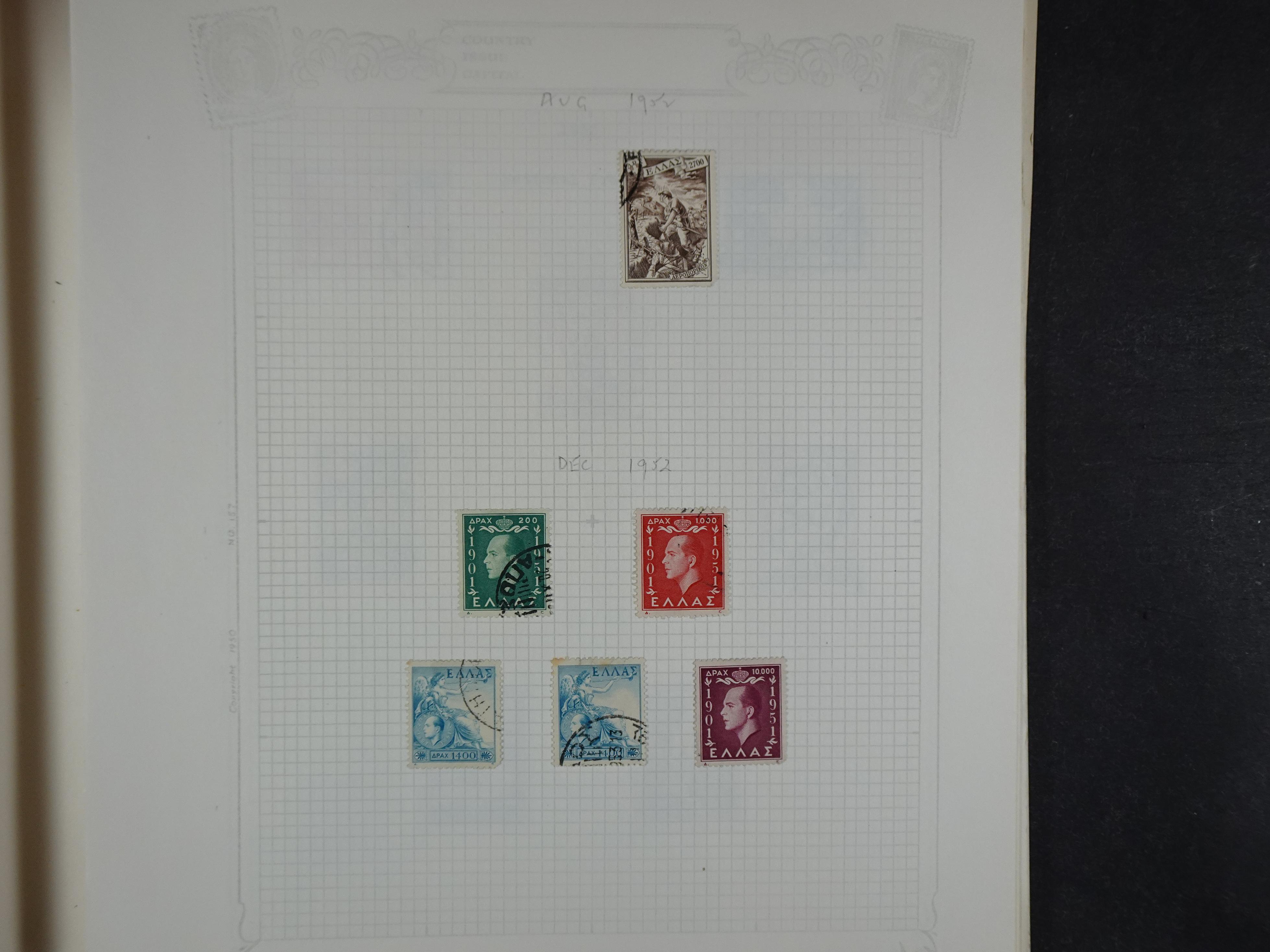 Mooie verzameling 1862 - 1966 veel Hermes koppen en diverse types redelijke kwaliteit. 41