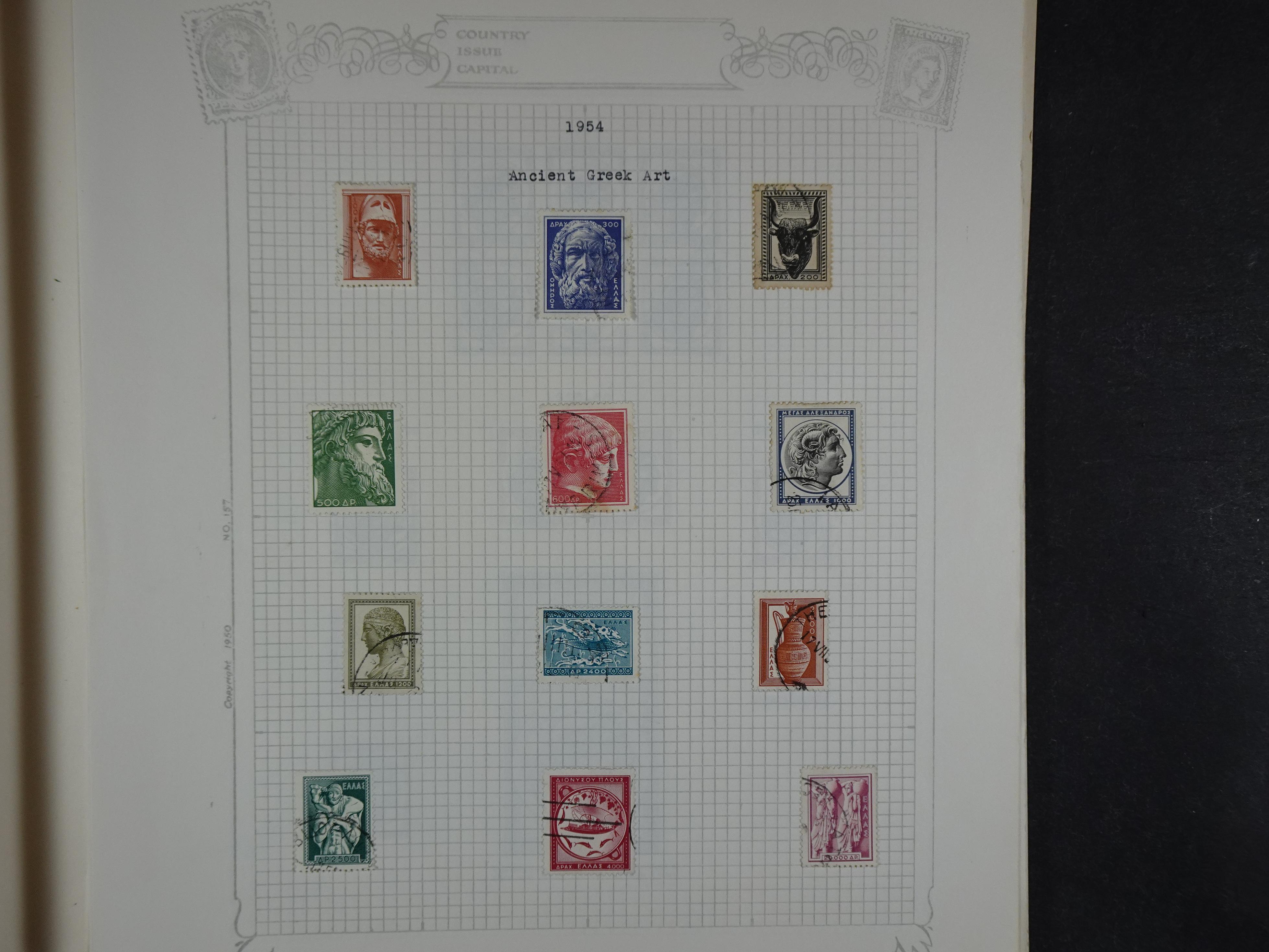 Mooie verzameling 1862 - 1966 veel Hermes koppen en diverse types redelijke kwaliteit. 43