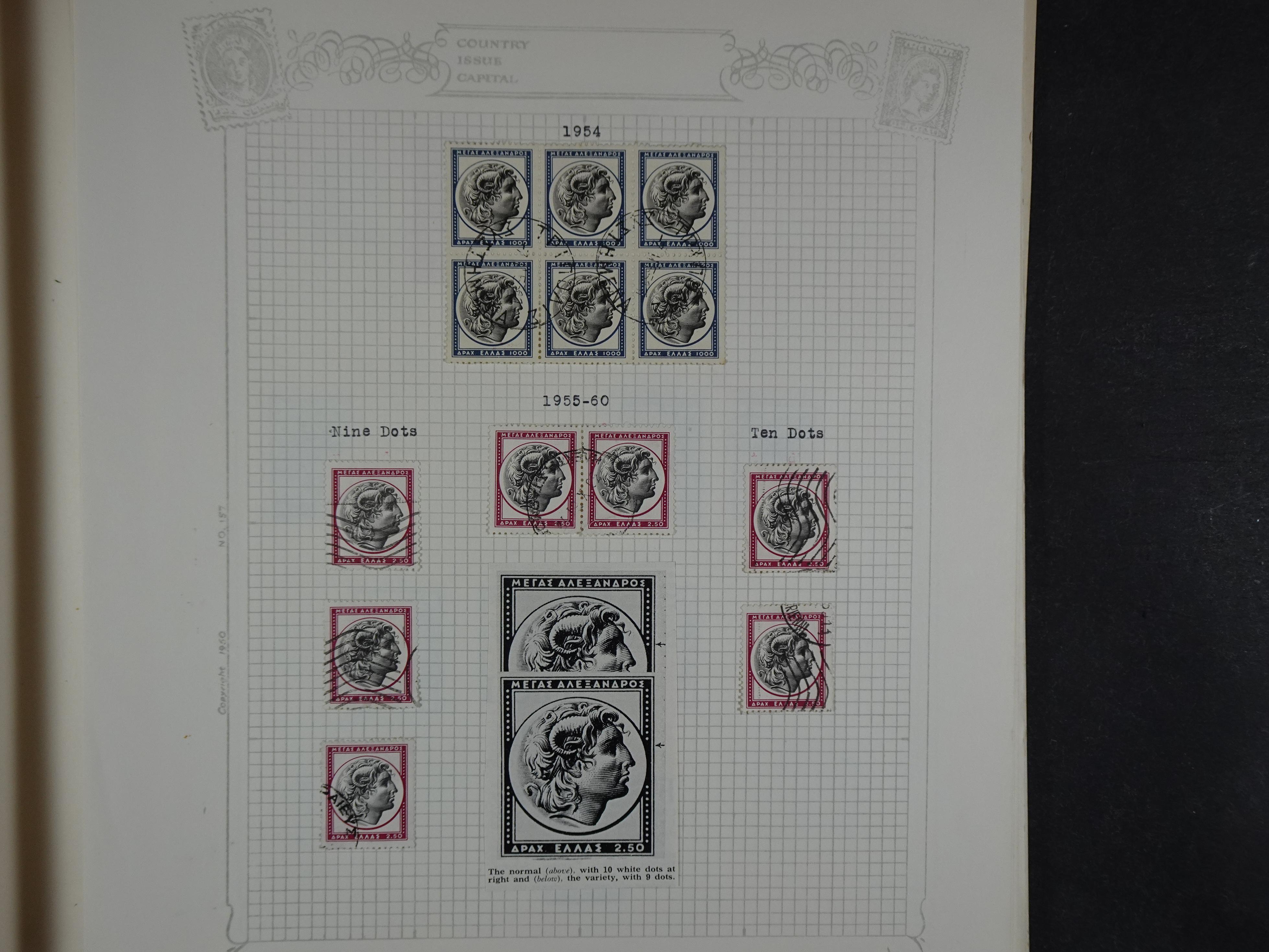 Mooie verzameling 1862 - 1966 veel Hermes koppen en diverse types redelijke kwaliteit. 44