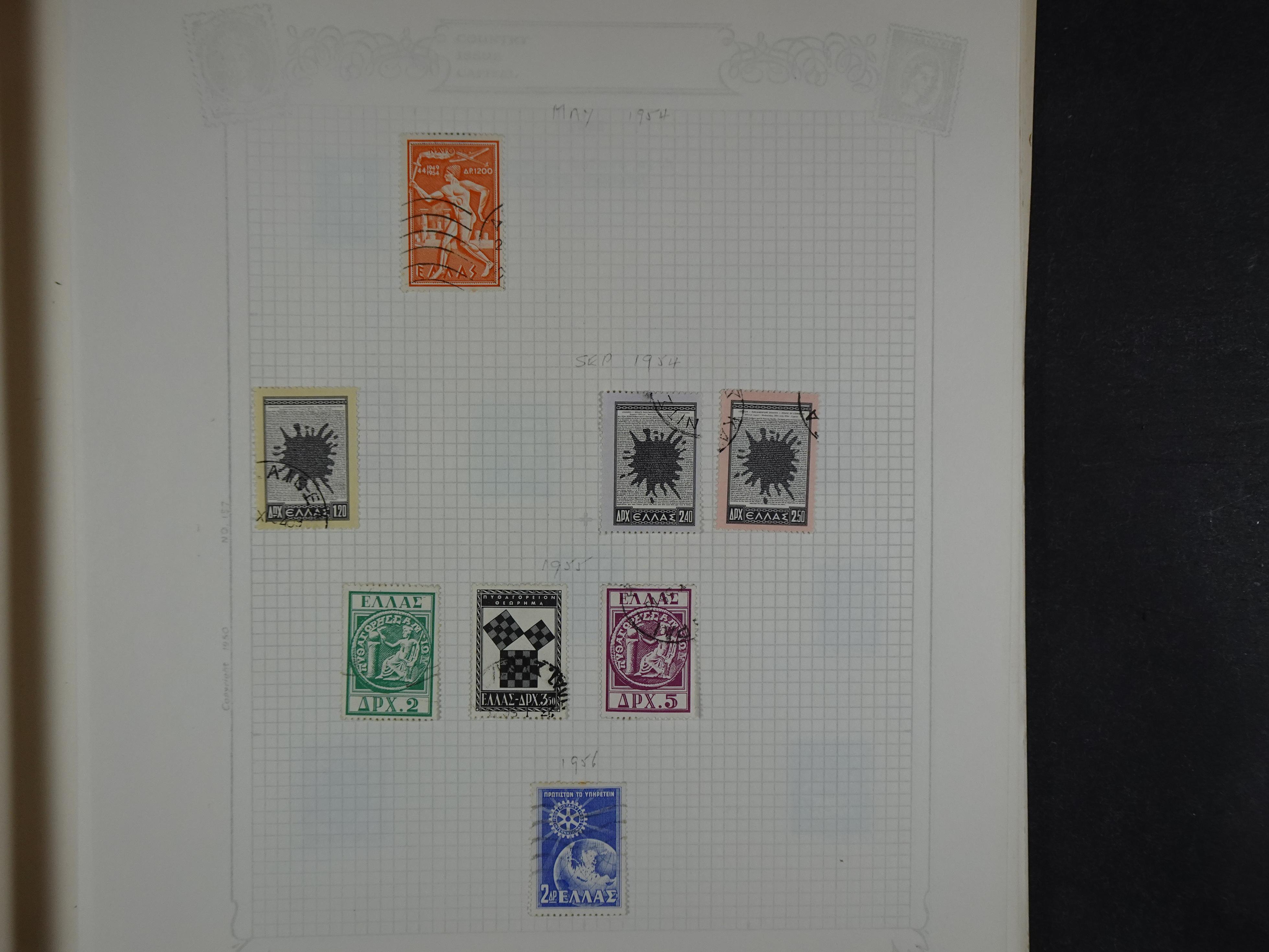 Mooie verzameling 1862 - 1966 veel Hermes koppen en diverse types redelijke kwaliteit. 45