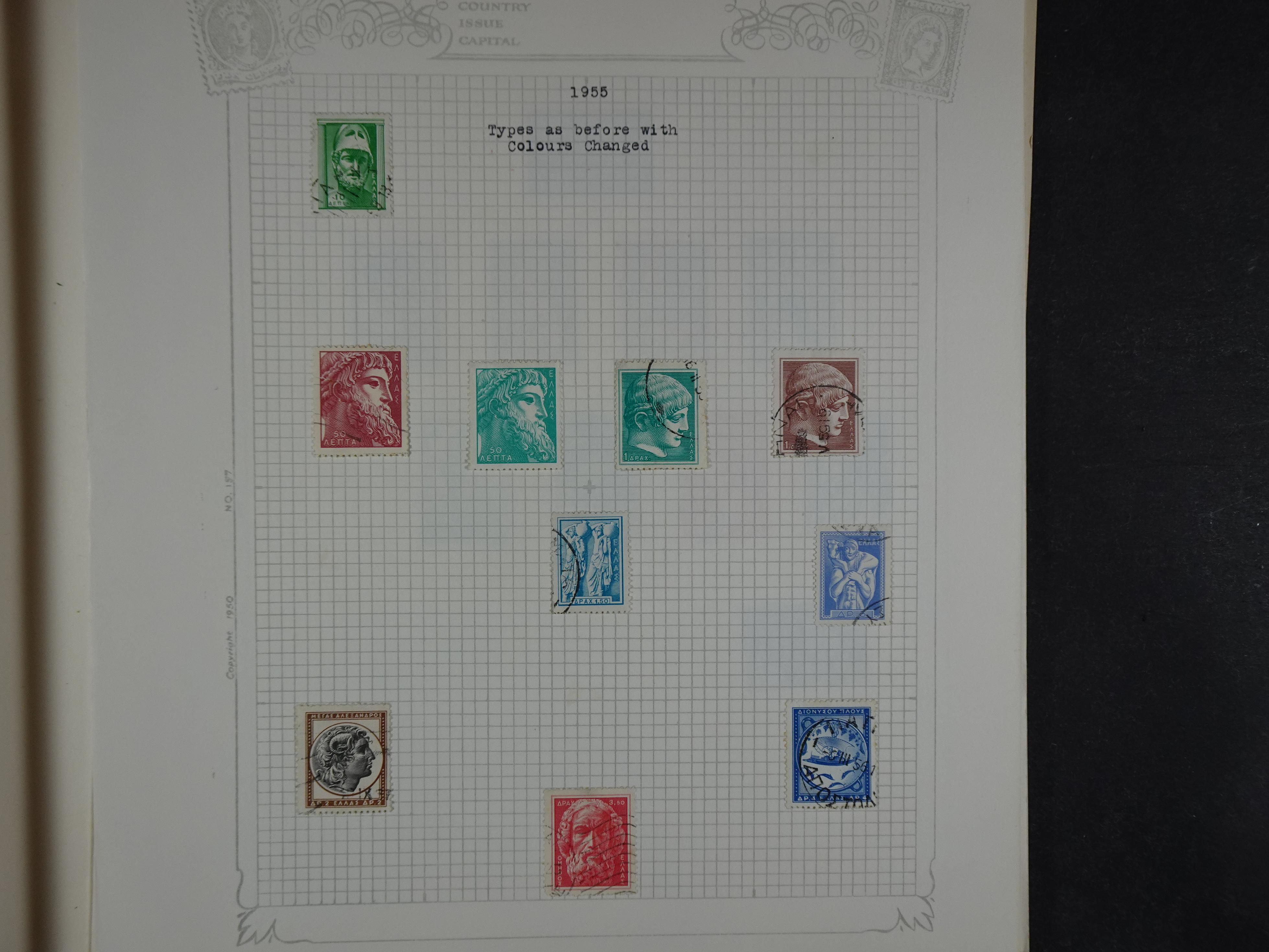 Mooie verzameling 1862 - 1966 veel Hermes koppen en diverse types redelijke kwaliteit. 46