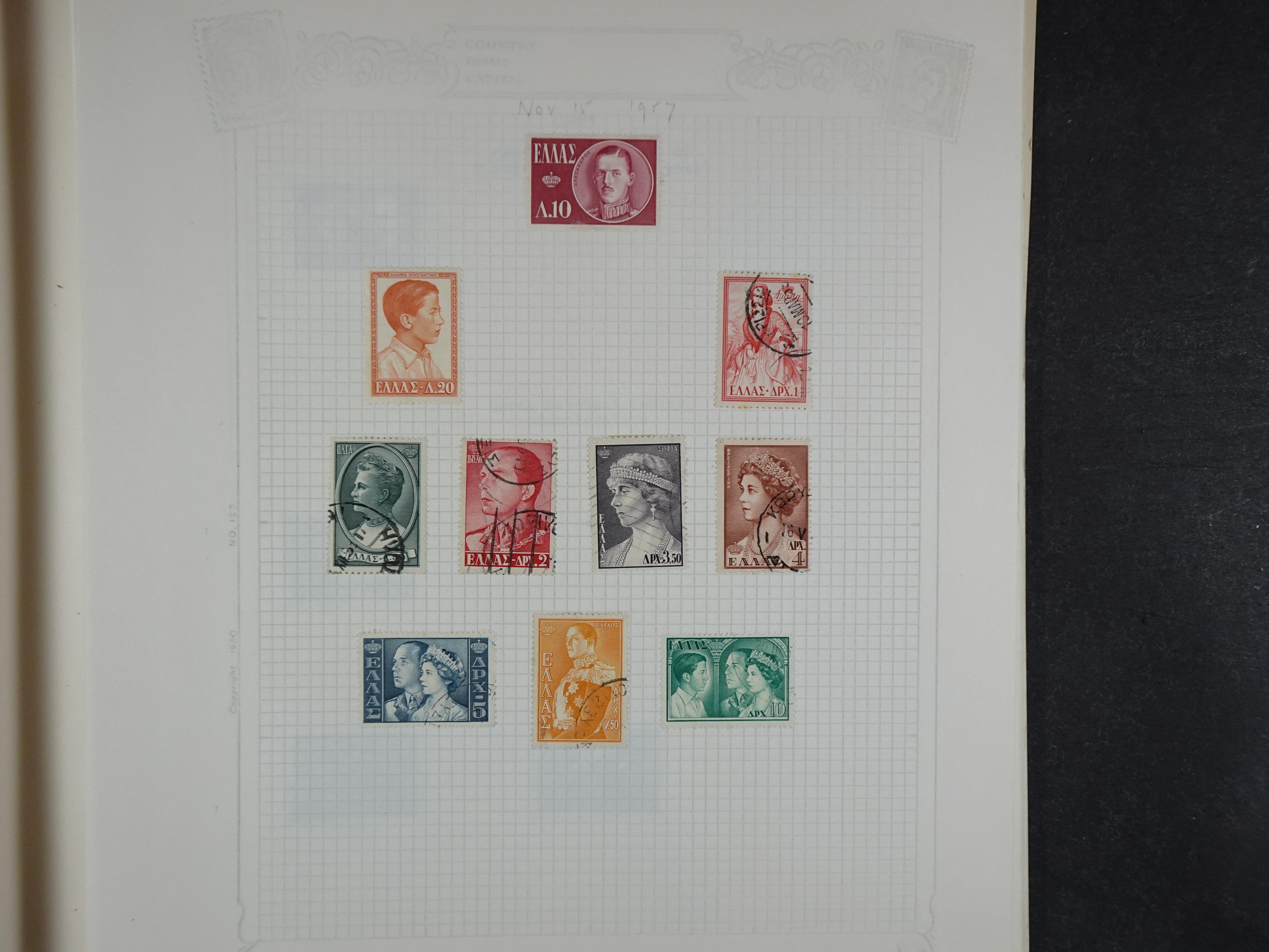 Mooie verzameling 1862 - 1966 veel Hermes koppen en diverse types redelijke kwaliteit. 48