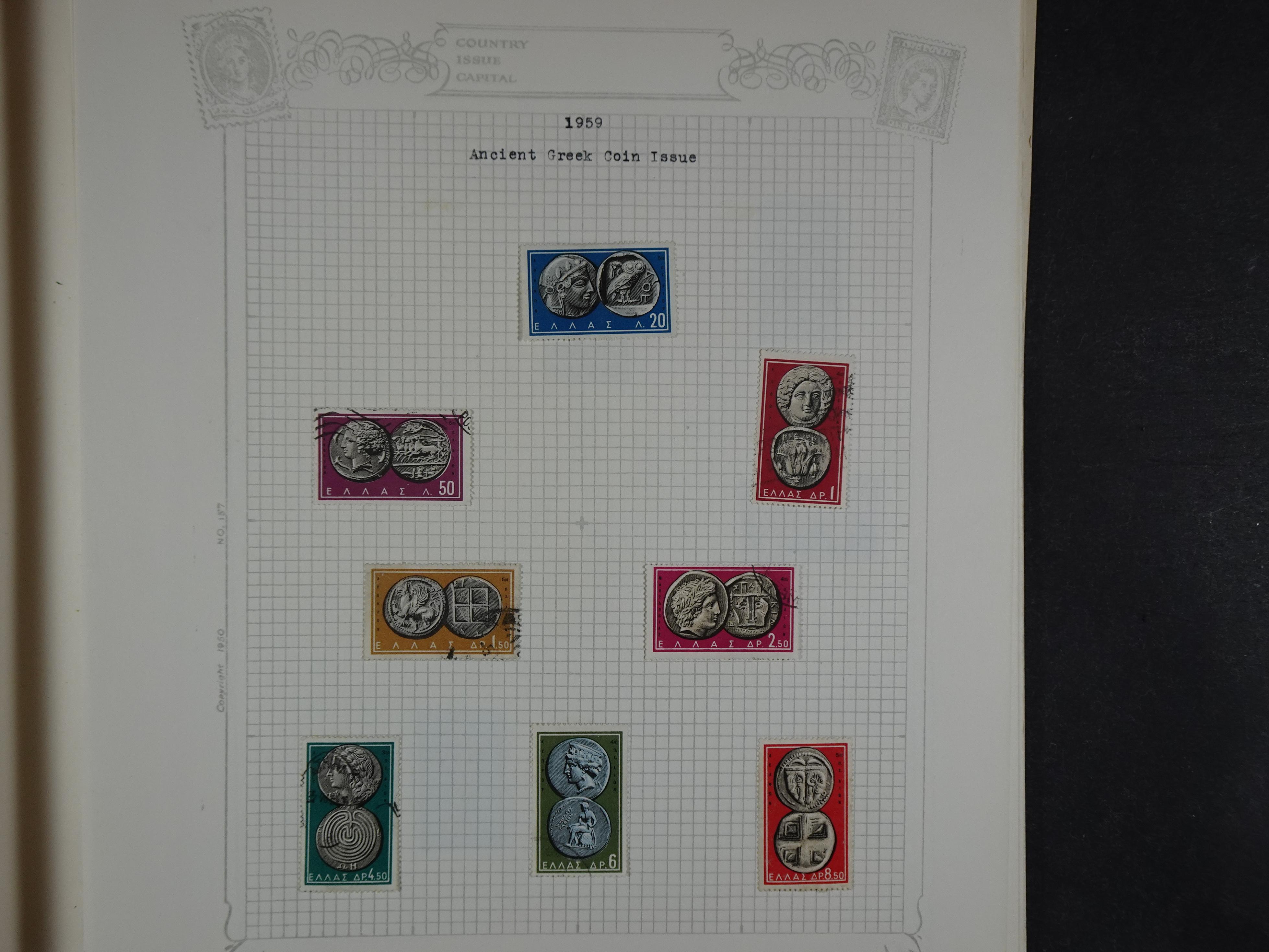 Mooie verzameling 1862 - 1966 veel Hermes koppen en diverse types redelijke kwaliteit. 52