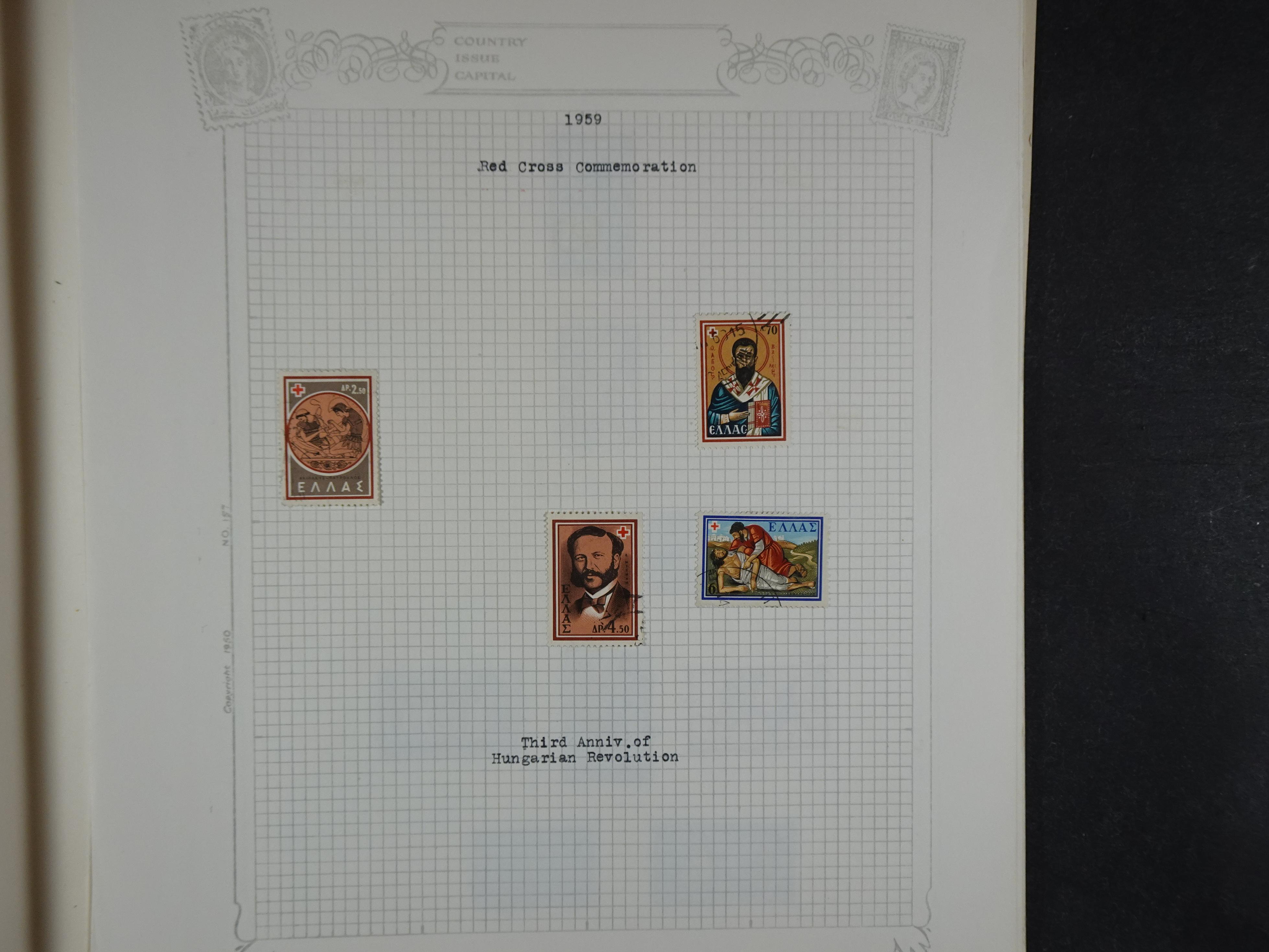 Mooie verzameling 1862 - 1966 veel Hermes koppen en diverse types redelijke kwaliteit. 54