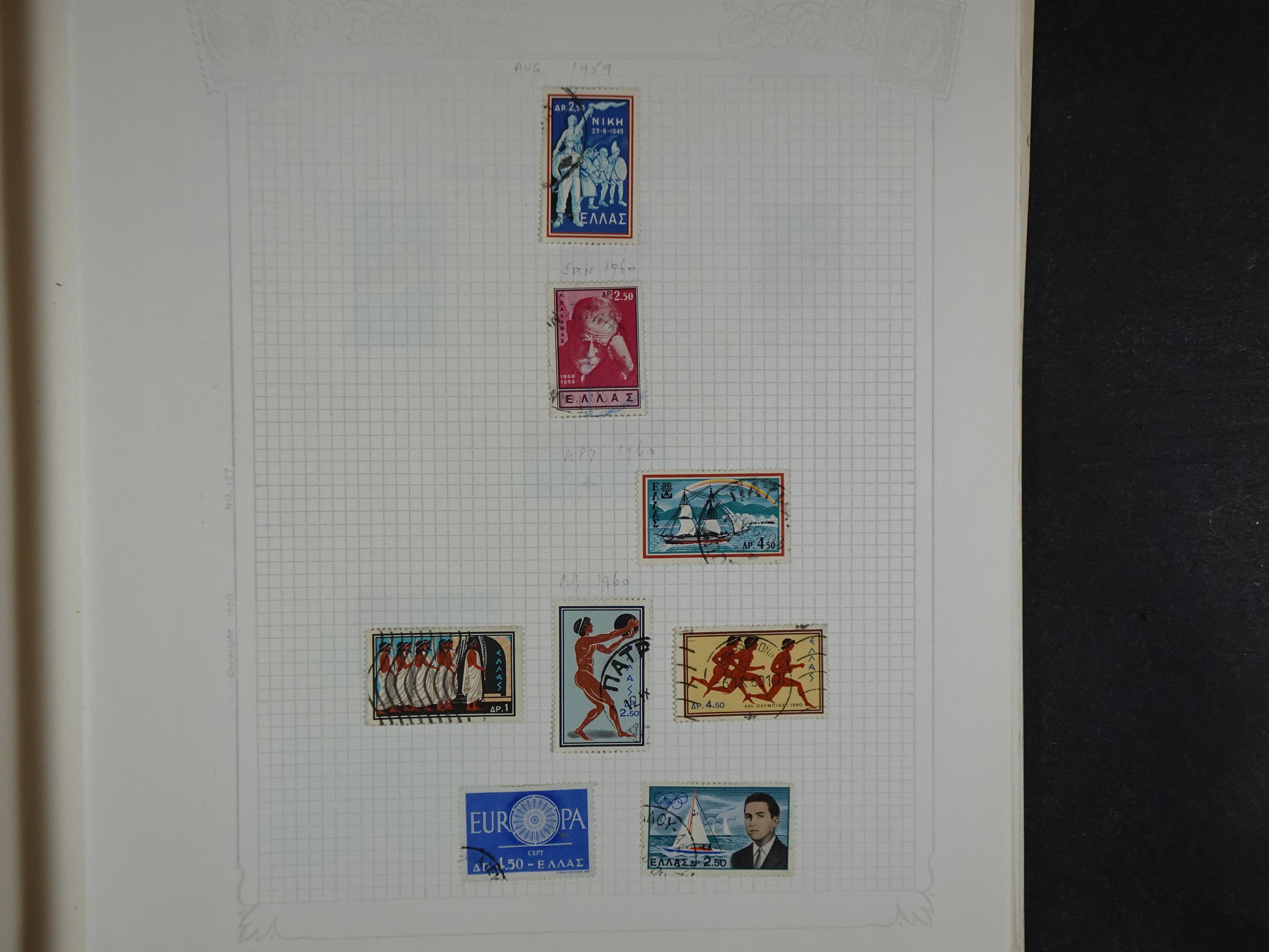 Mooie verzameling 1862 - 1966 veel Hermes koppen en diverse types redelijke kwaliteit. 55