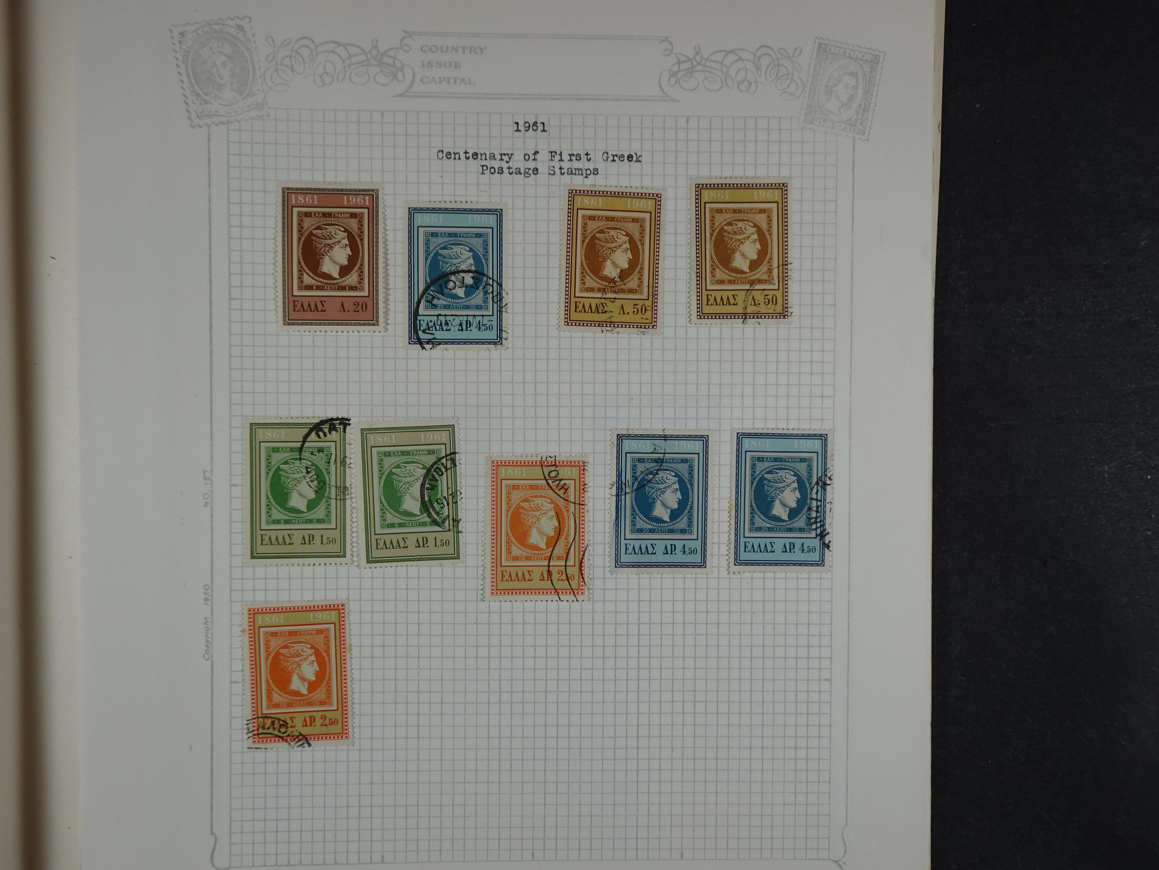 Mooie verzameling 1862 - 1966 veel Hermes koppen en diverse types redelijke kwaliteit. 60