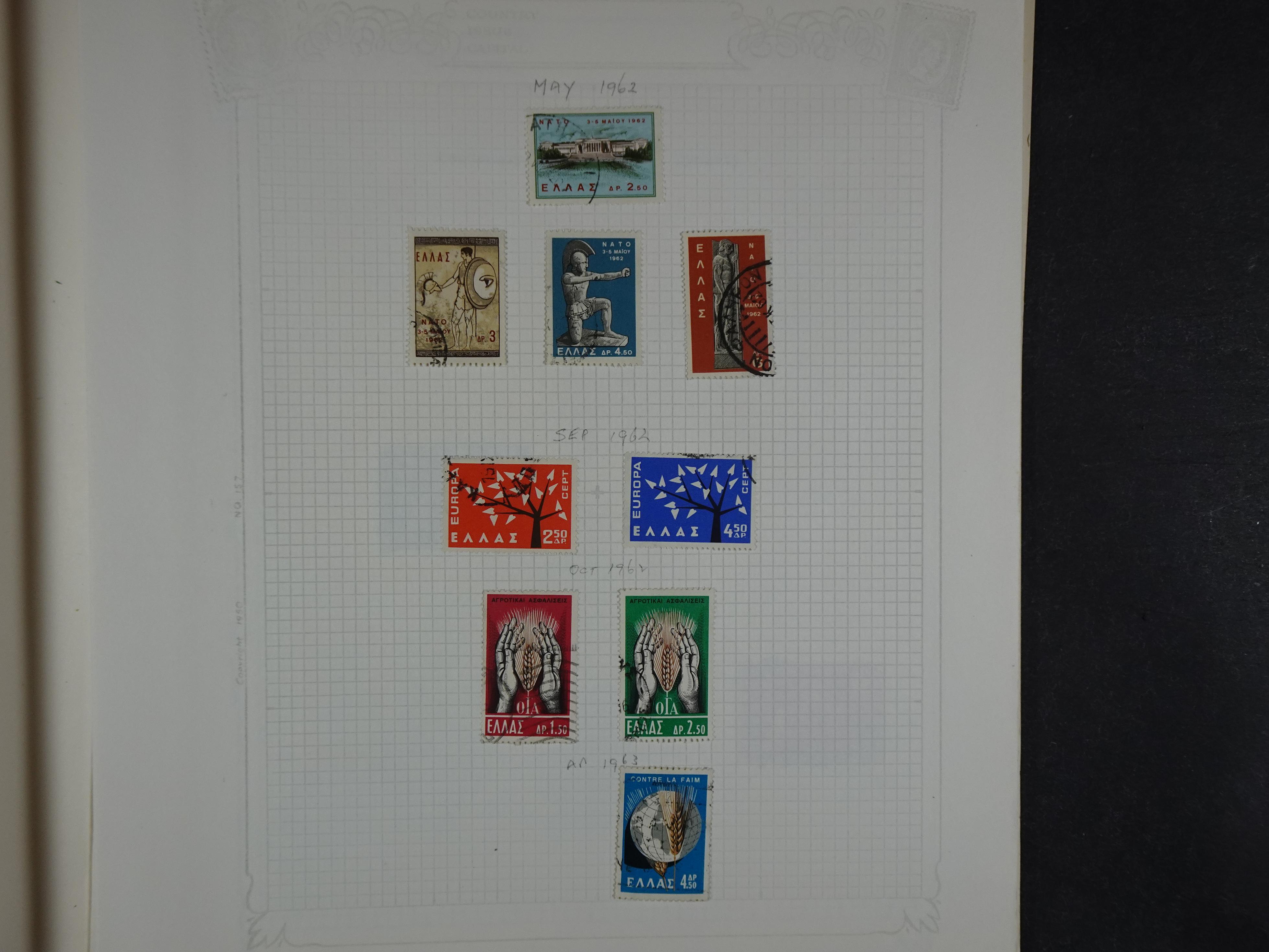 Mooie verzameling 1862 - 1966 veel Hermes koppen en diverse types redelijke kwaliteit. 62