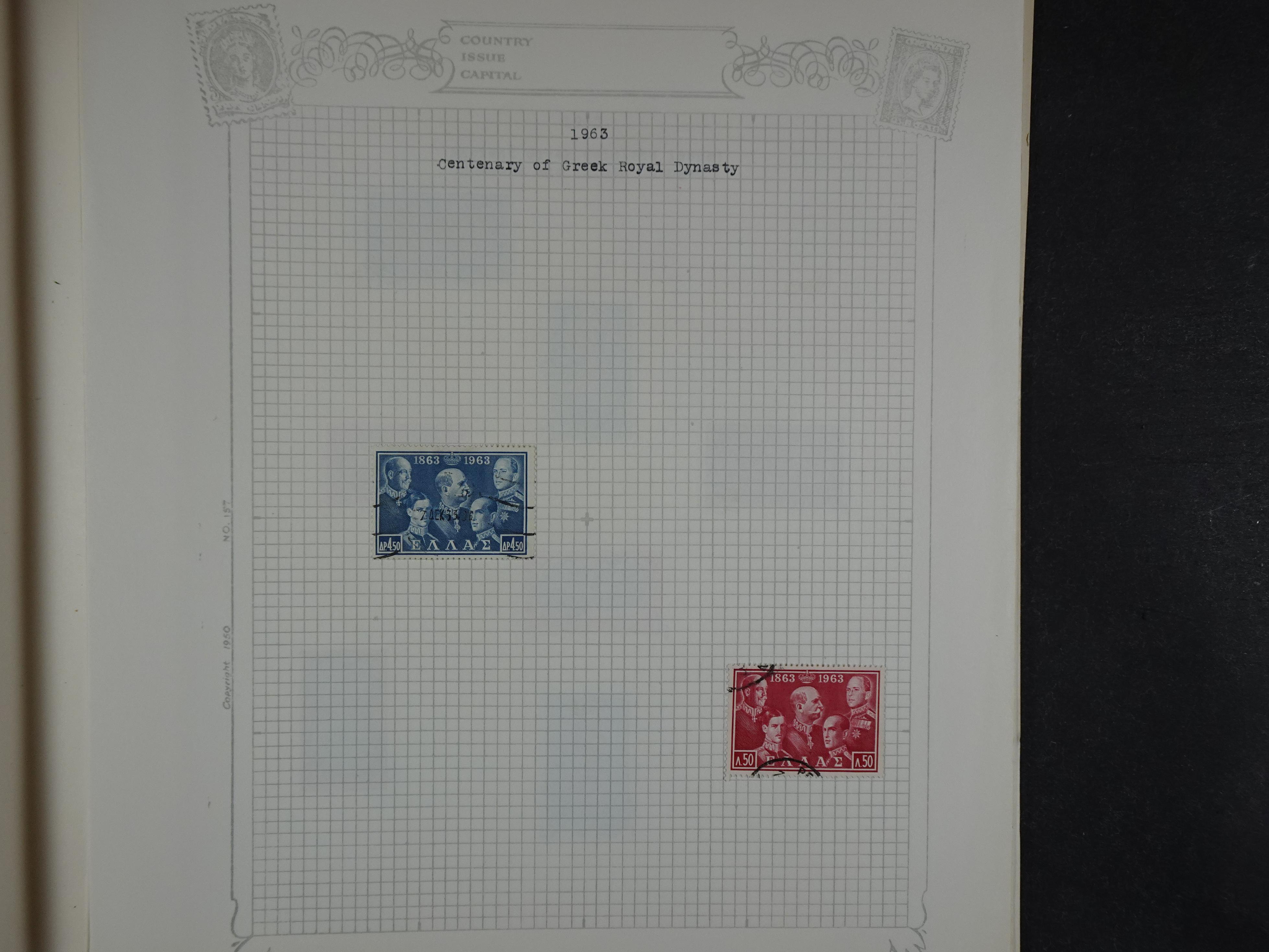 Mooie verzameling 1862 - 1966 veel Hermes koppen en diverse types redelijke kwaliteit. 63