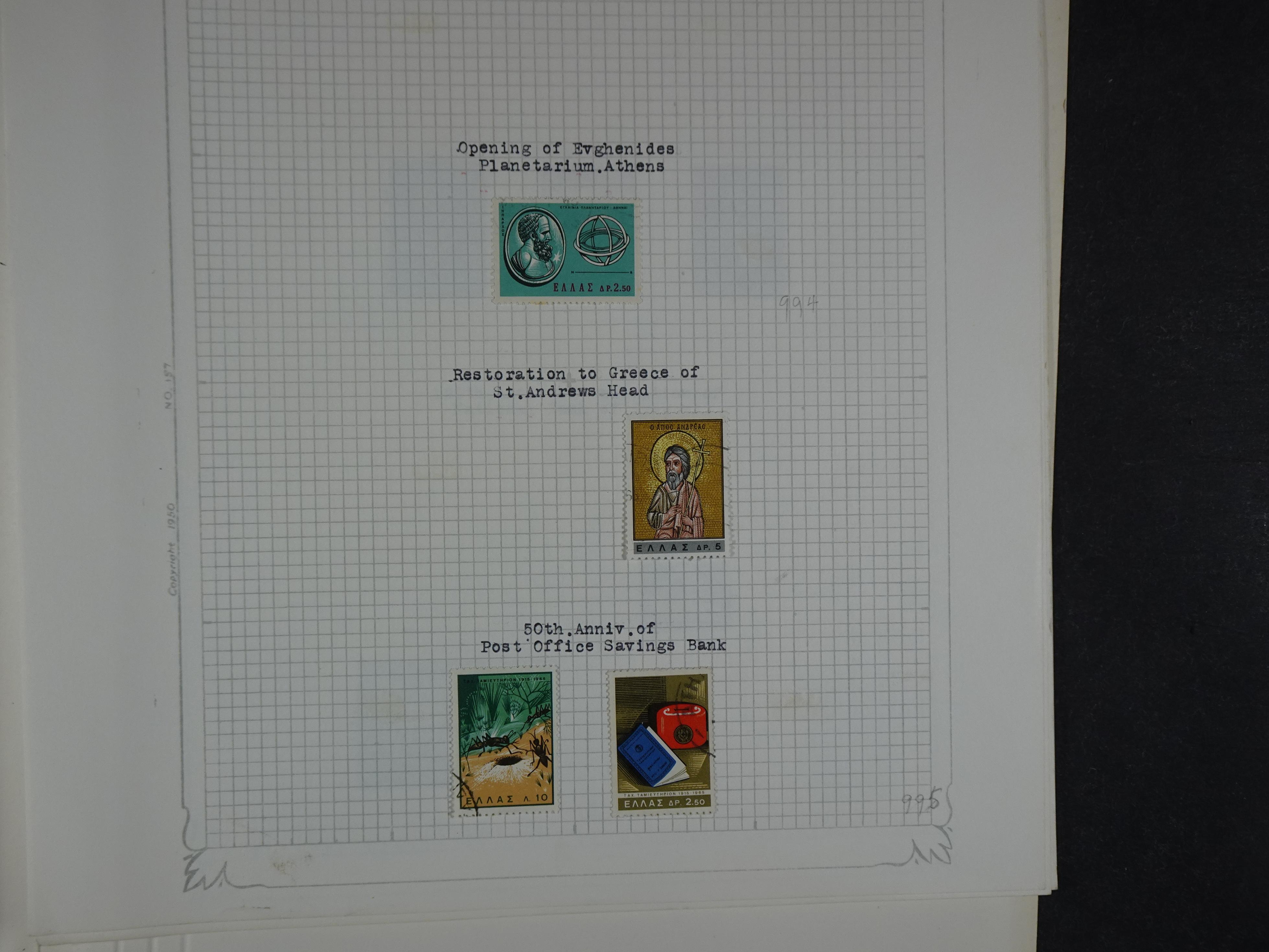 Mooie verzameling 1862 - 1966 veel Hermes koppen en diverse types redelijke kwaliteit. 74