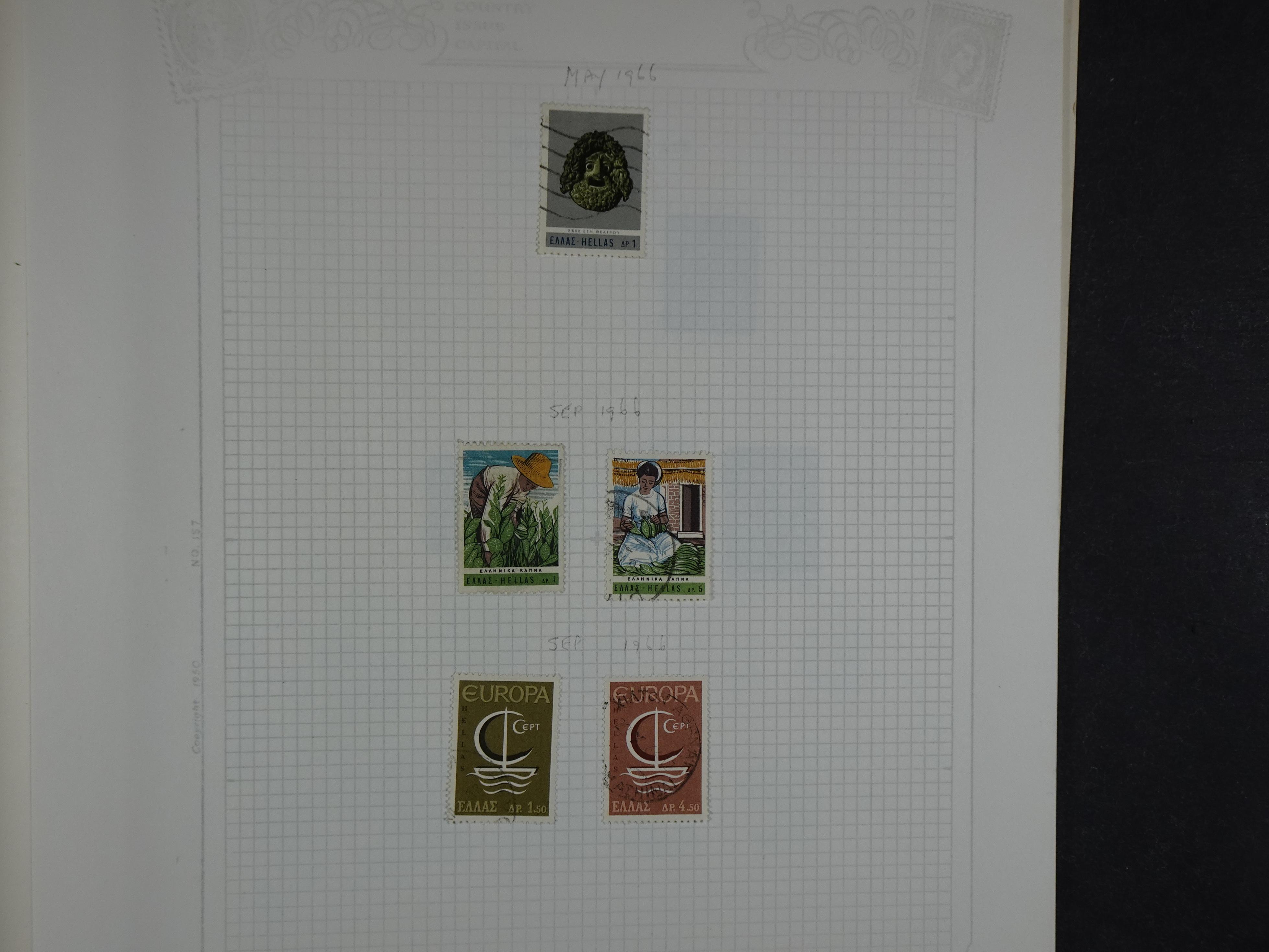 Mooie verzameling 1862 - 1966 veel Hermes koppen en diverse types redelijke kwaliteit. 77