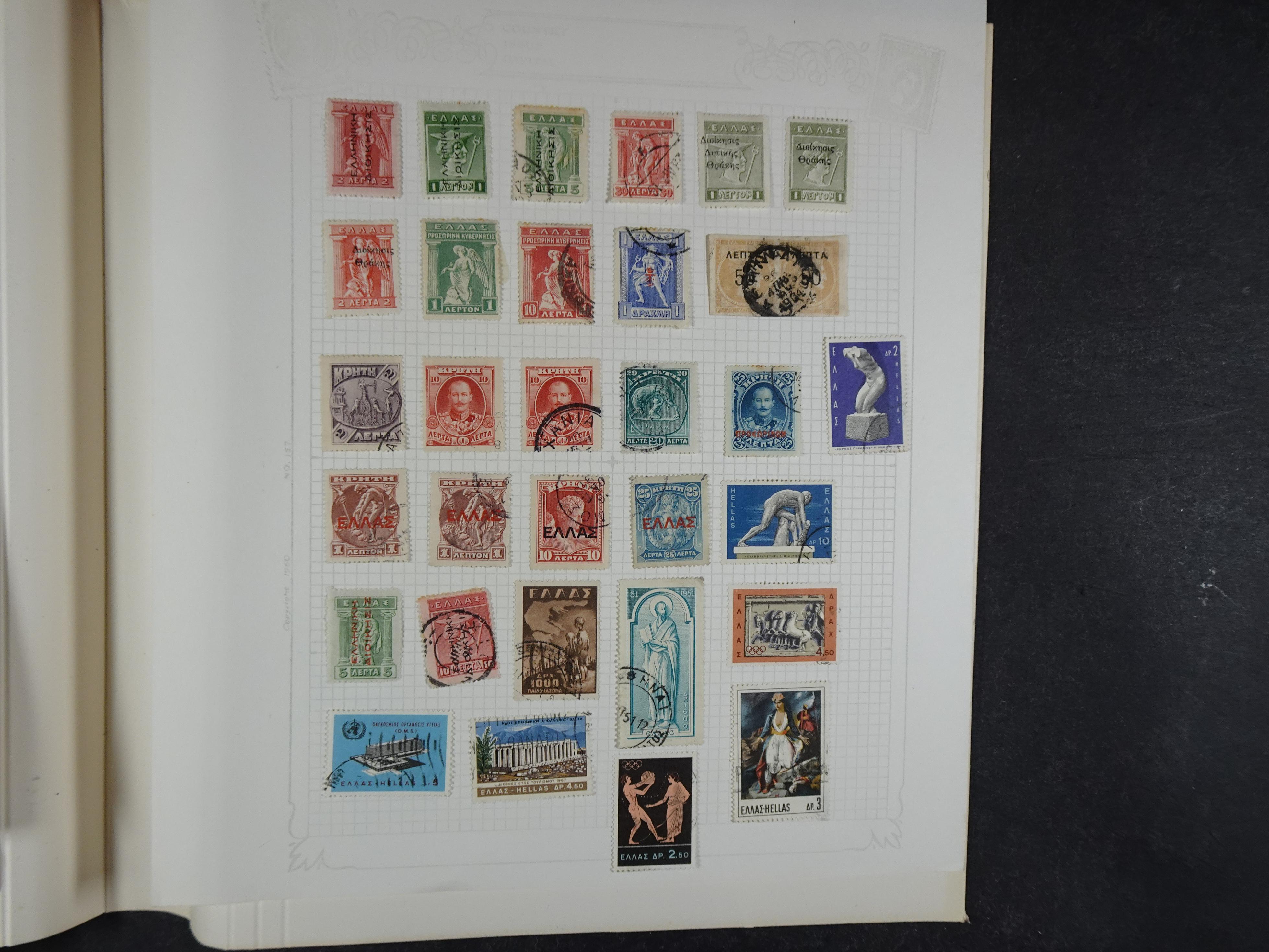 Mooie verzameling 1862 - 1966 veel Hermes koppen en diverse types redelijke kwaliteit. 83