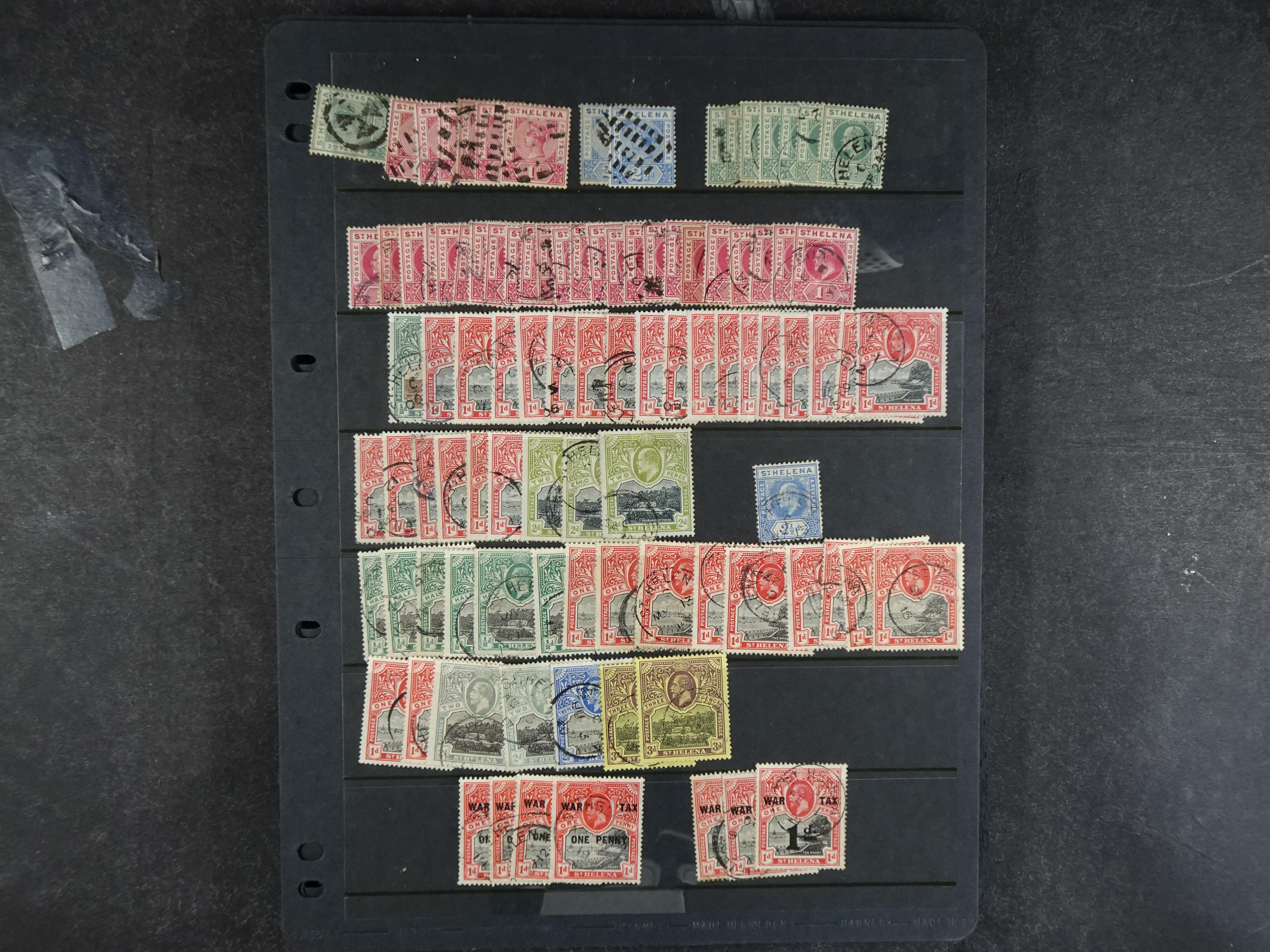 Geweldig fundgrube Britse gebieden met zeer veel bijzondere stempels en zeer fraai canada en ST. Helena. 22