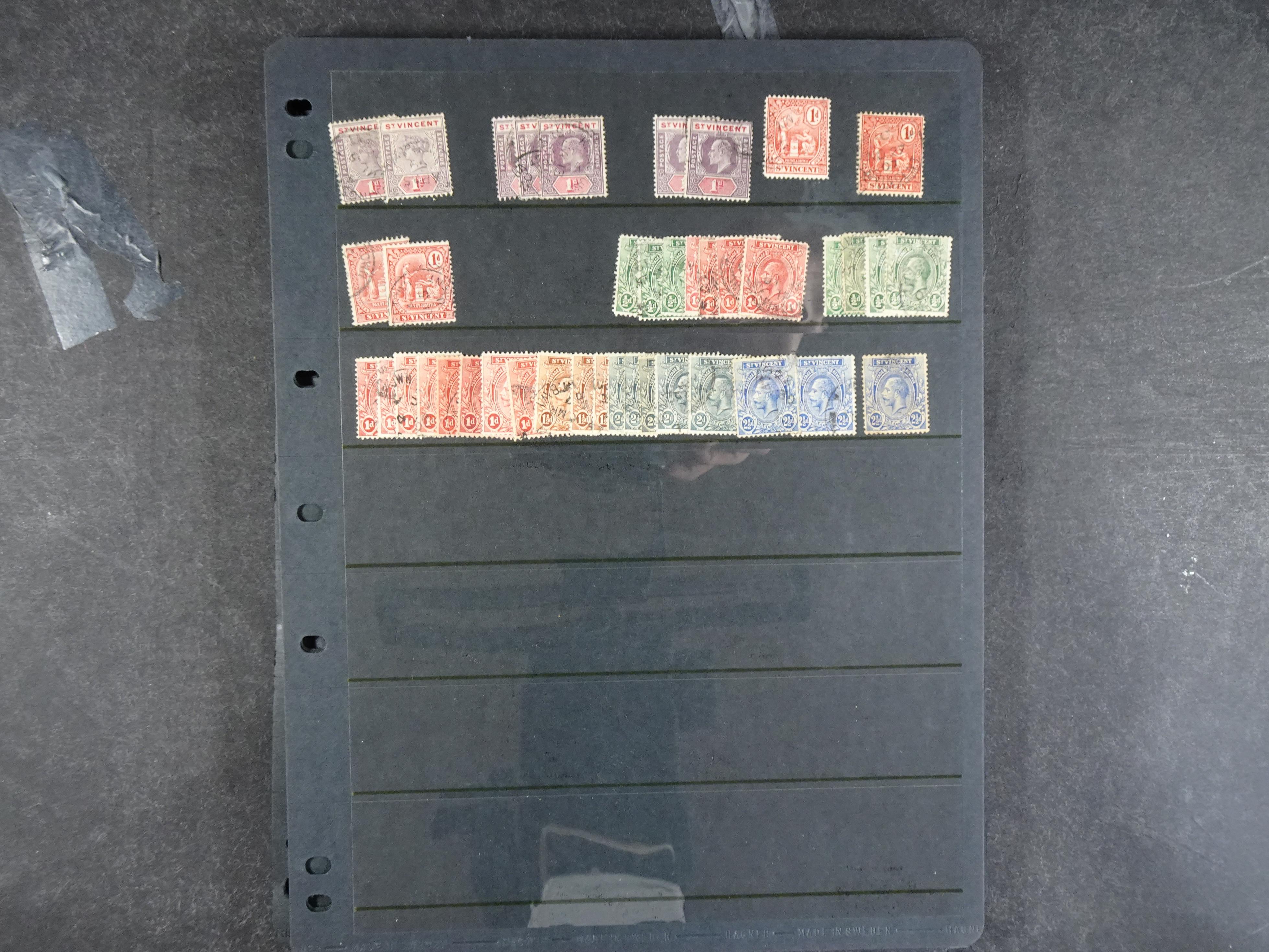 Geweldig fundgrube Britse gebieden met zeer veel bijzondere stempels en zeer fraai canada en ST. Helena. 24