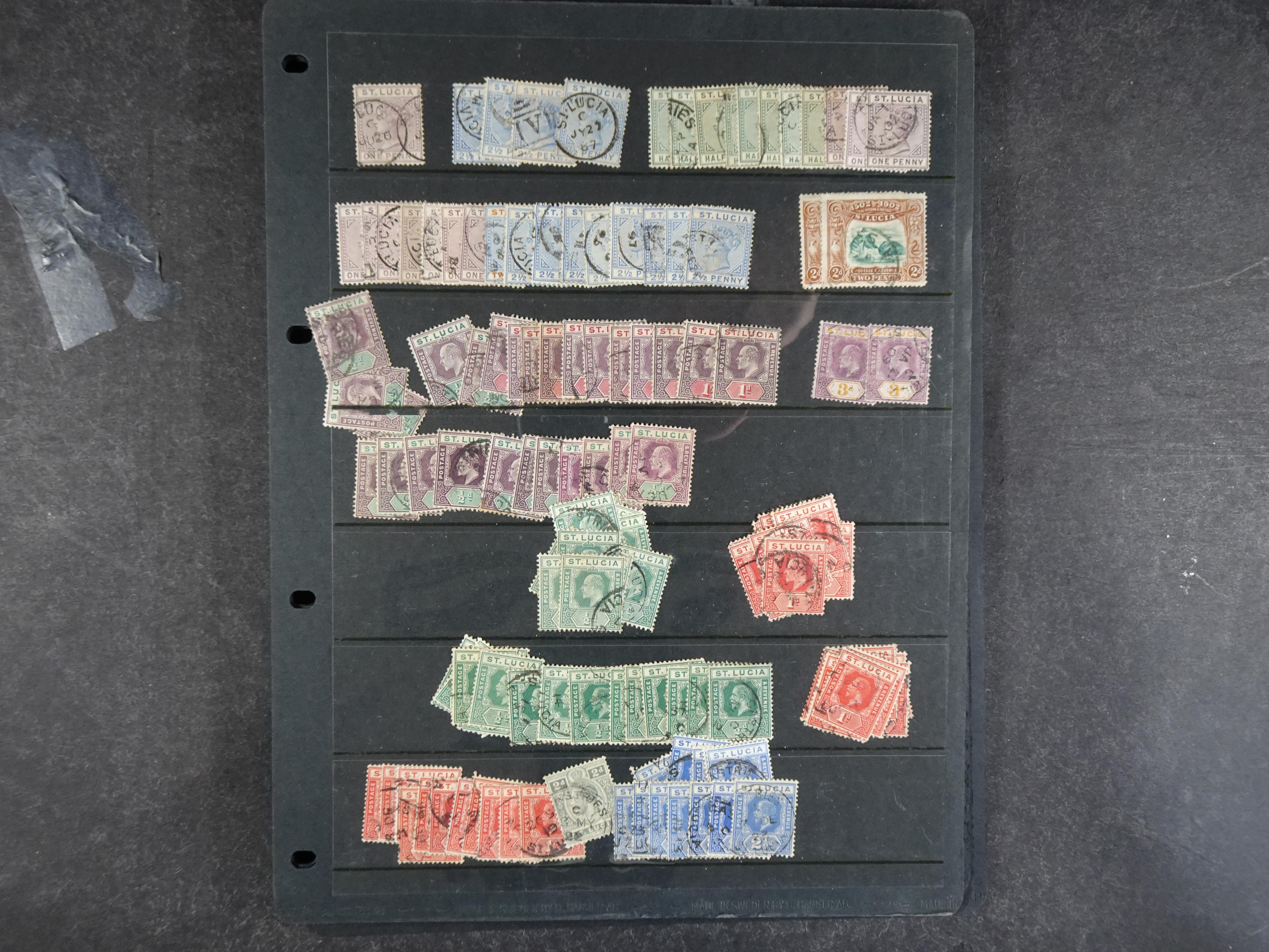 Geweldig fundgrube Britse gebieden met zeer veel bijzondere stempels en zeer fraai canada en ST. Helena. 26