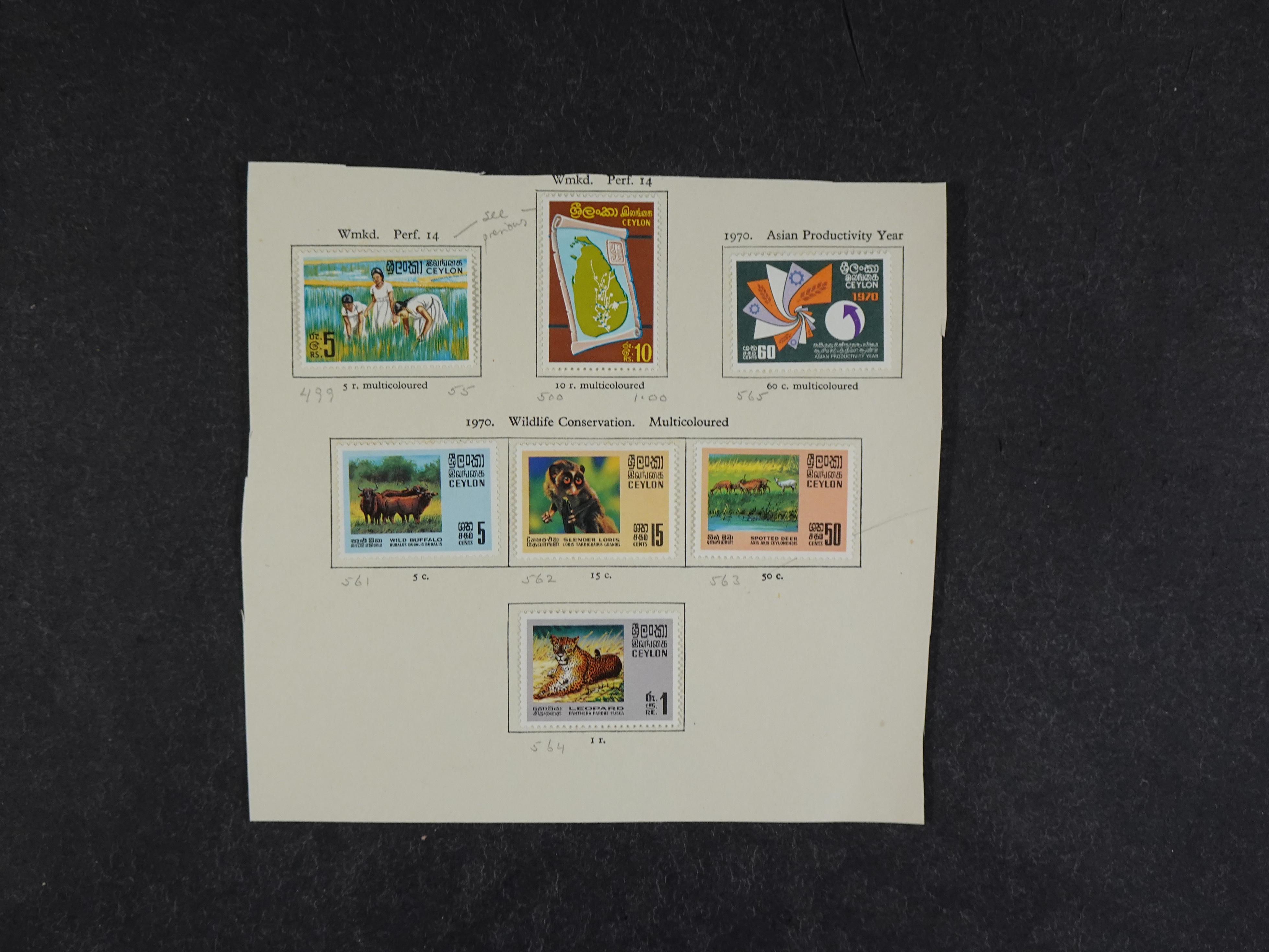 Geweldig fundgrube Britse gebieden met zeer veel bijzondere stempels en zeer fraai canada en ST. Helena. 50